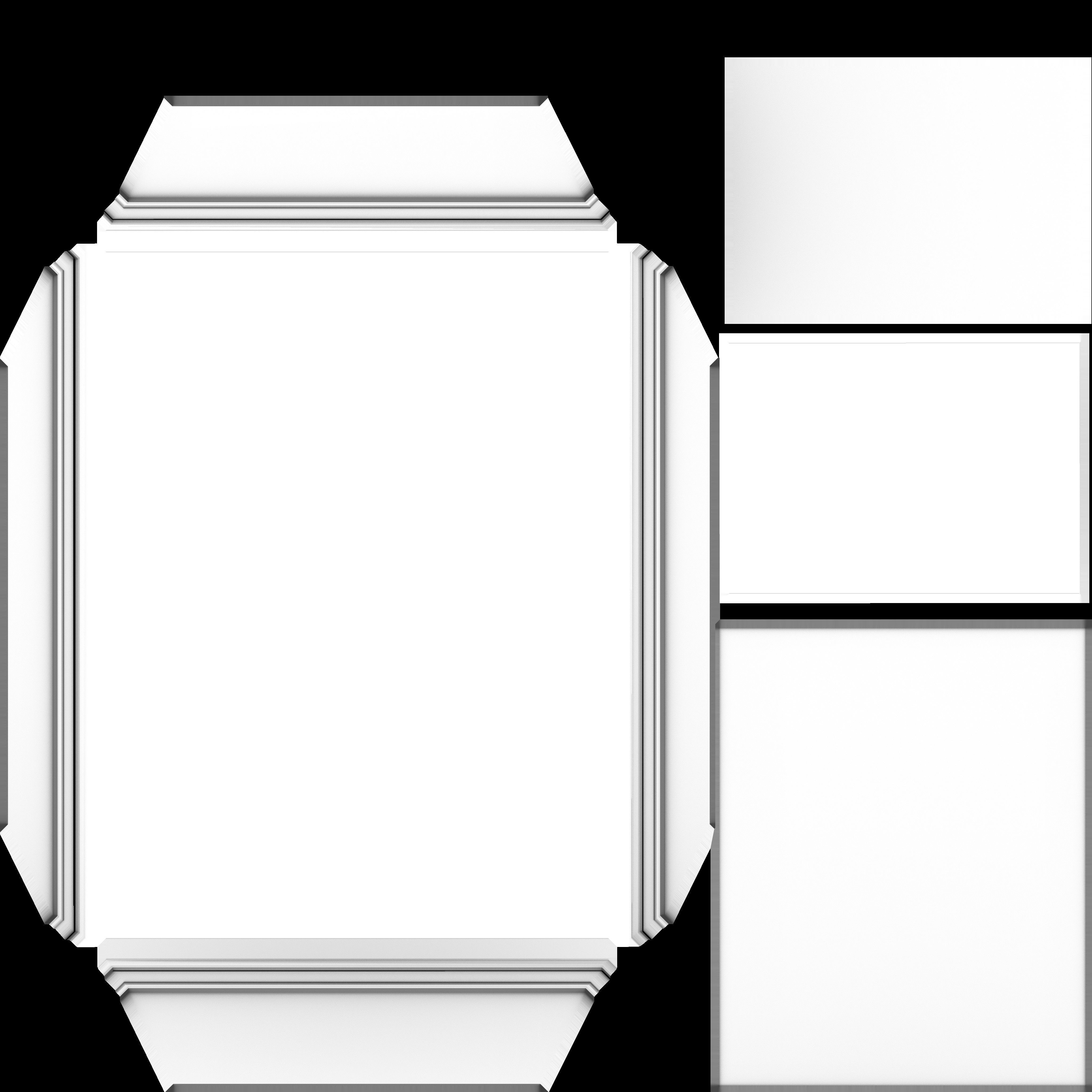 Game Ready Photo Frame 4 Low-poly 3D model_16