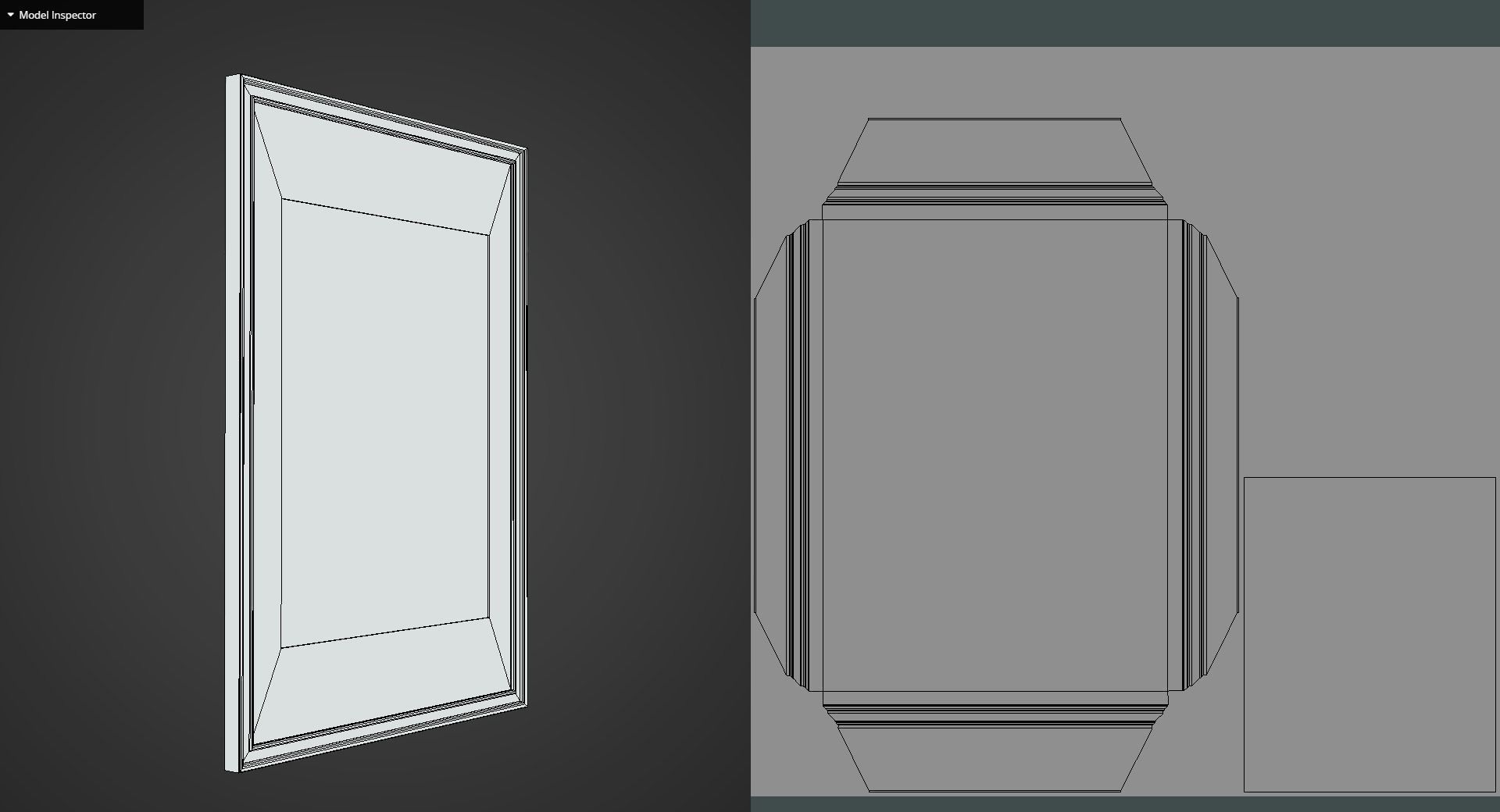 Game Ready Photo Frame 4 Low-poly 3D model_11