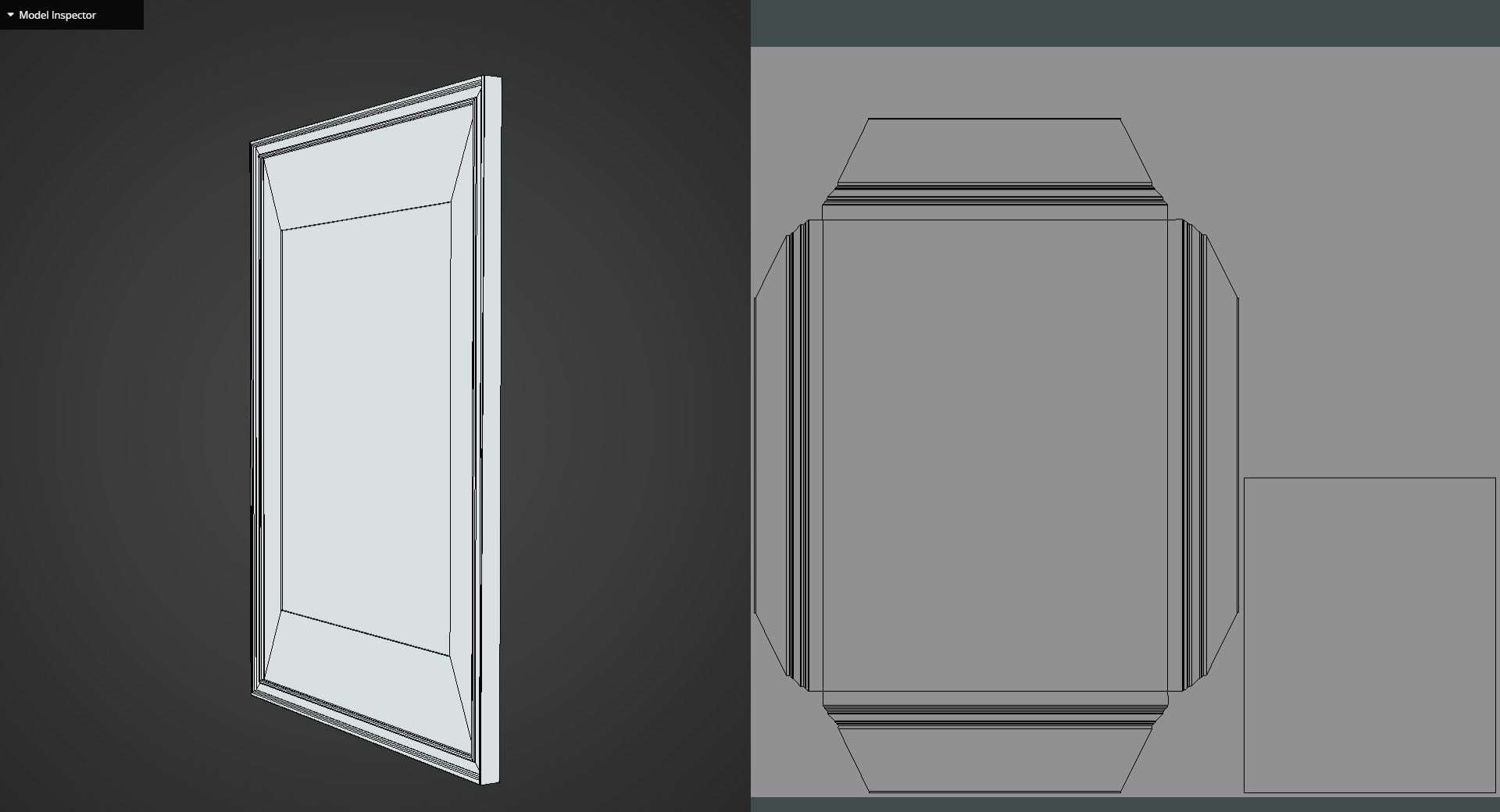Game Ready Photo Frame 4 Low-poly 3D model_12