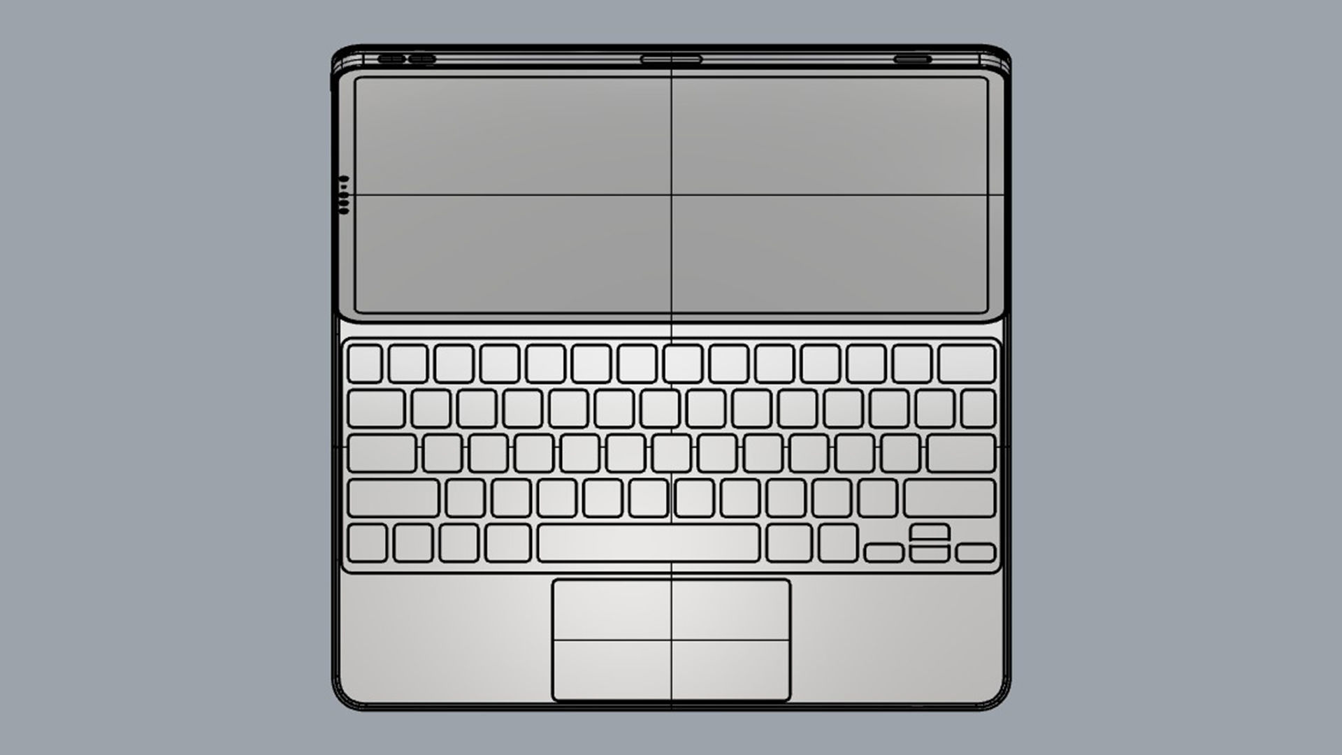 Apple Magic Keyboard for iPad Pro  3D model_11