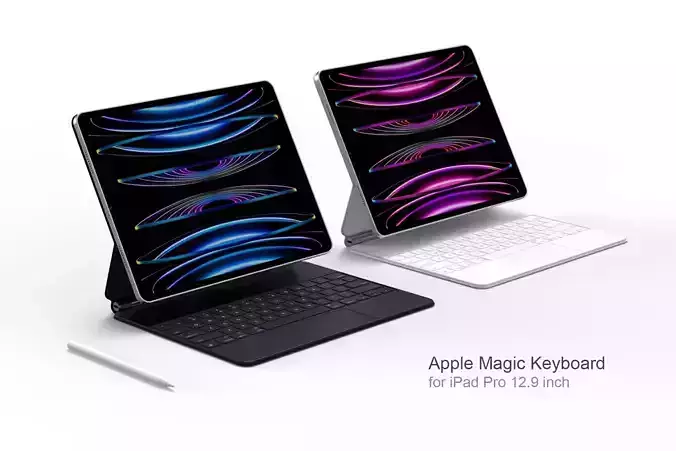 Apple Magic Keyboard for iPad Pro  3D model