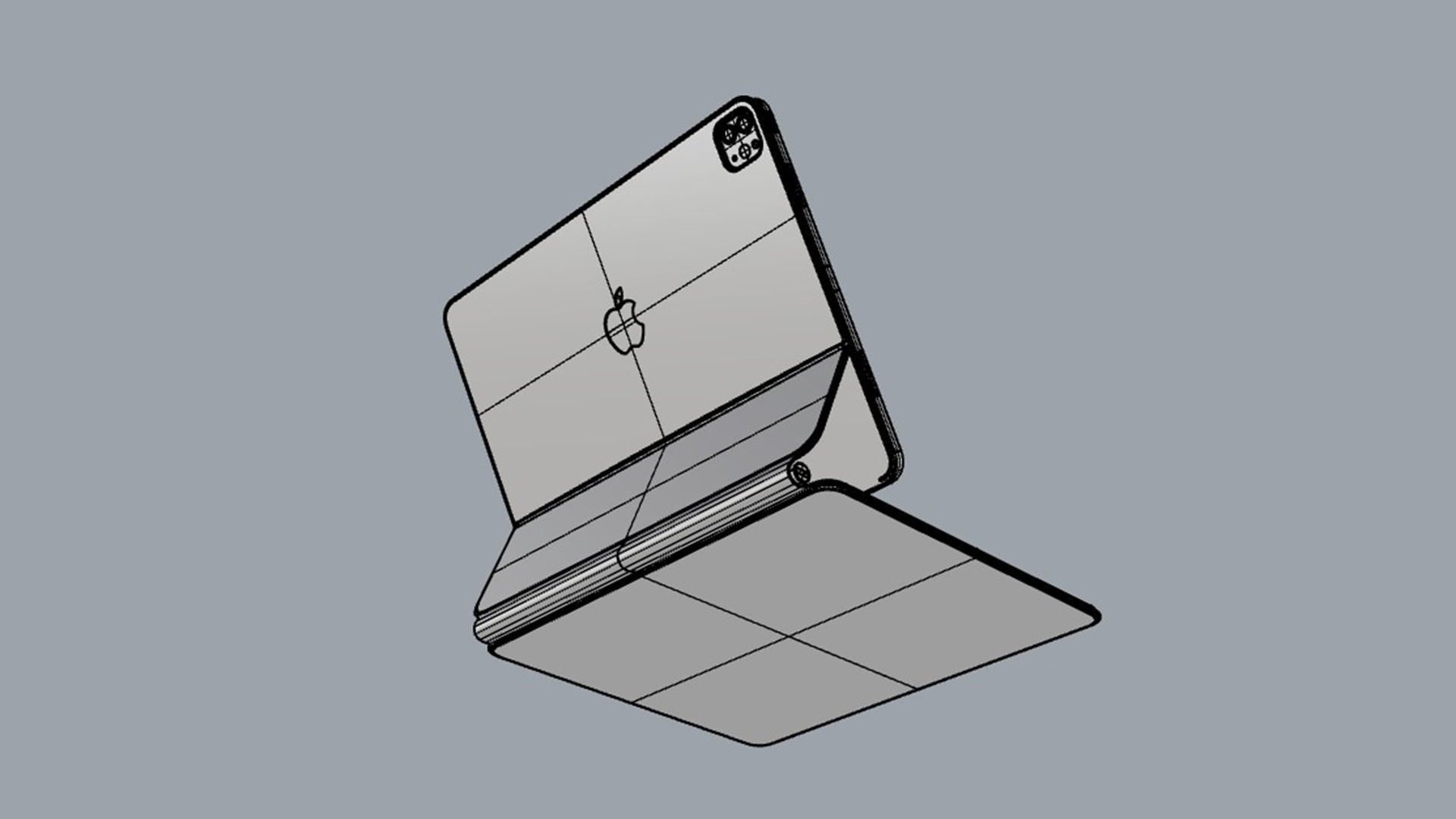 Apple Magic Keyboard for iPad Pro  3D model_9