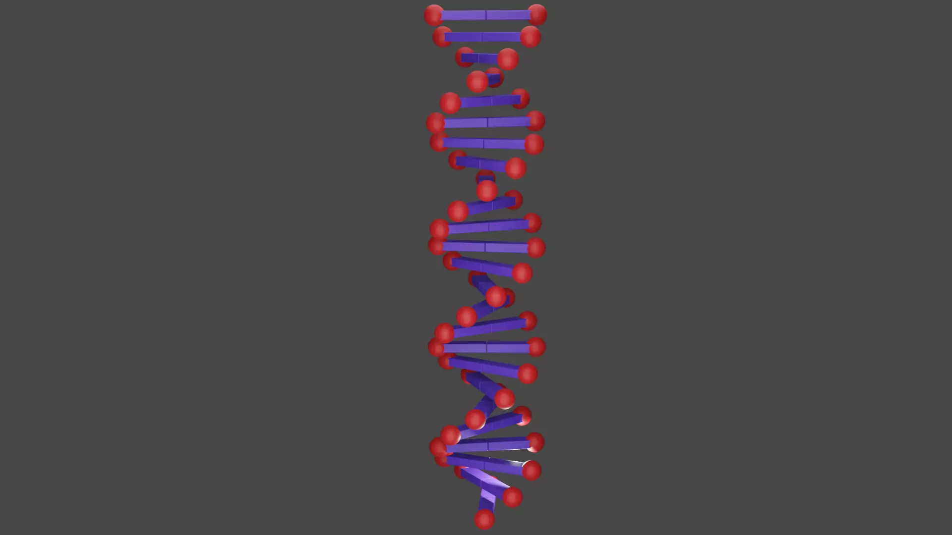 3D Simple DNA 3D model_0