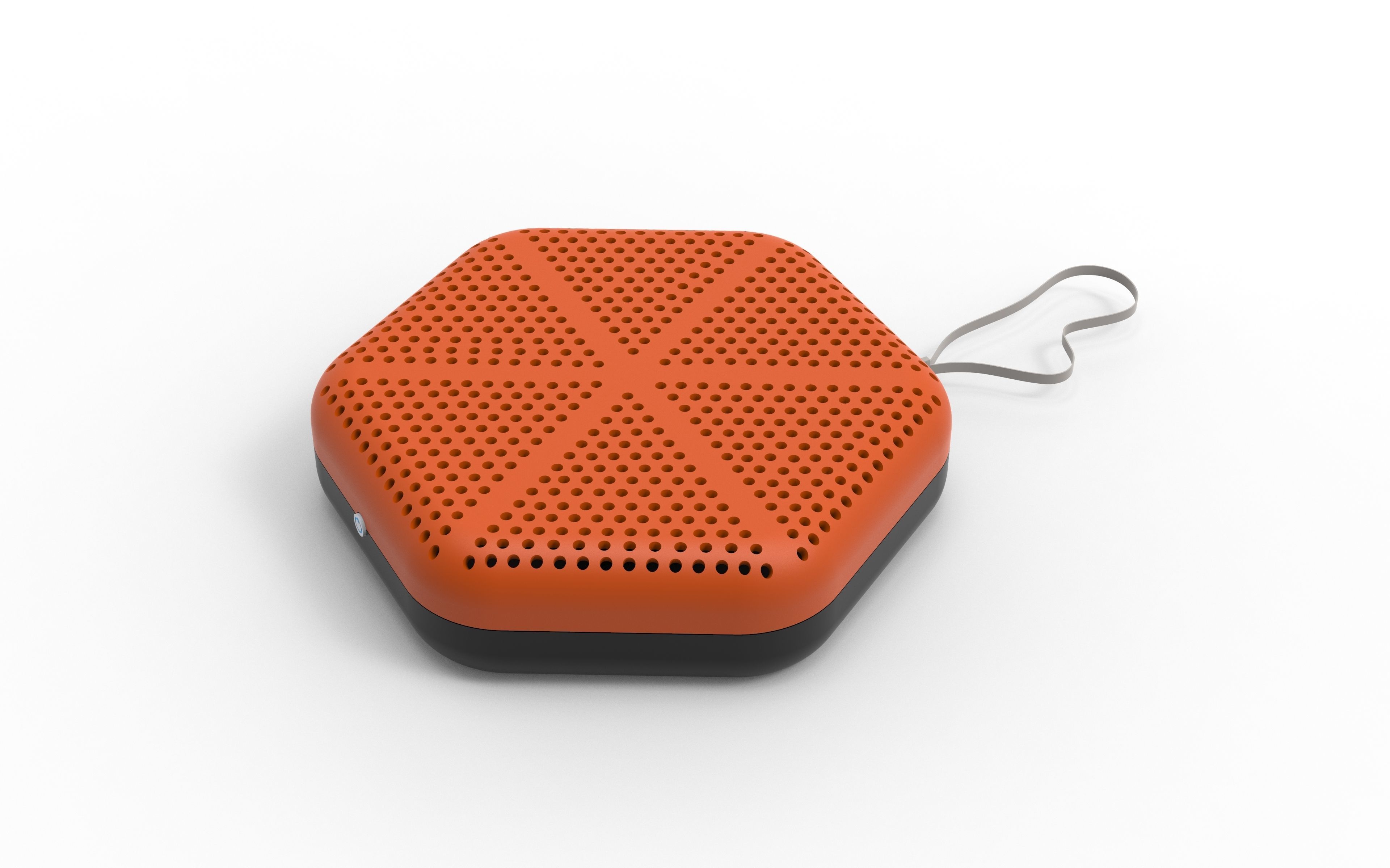 Portable Bluetooth Speaker 3D model_4