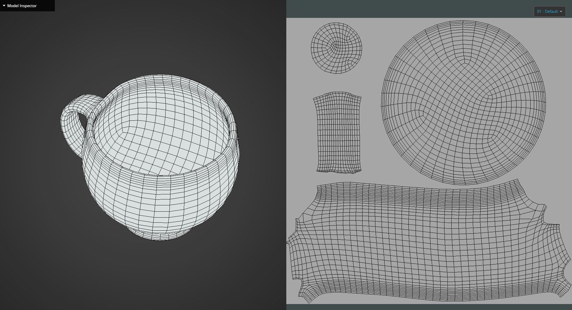 Korean Celadon Cup Low-poly 3D model_13