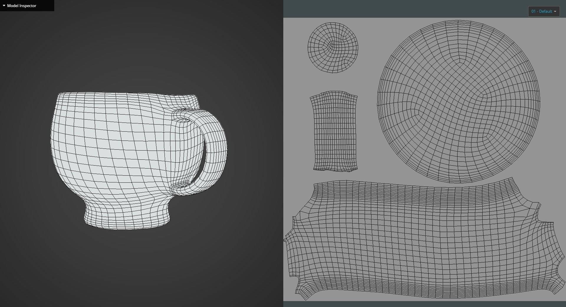 Korean Celadon Cup Low-poly 3D model_12