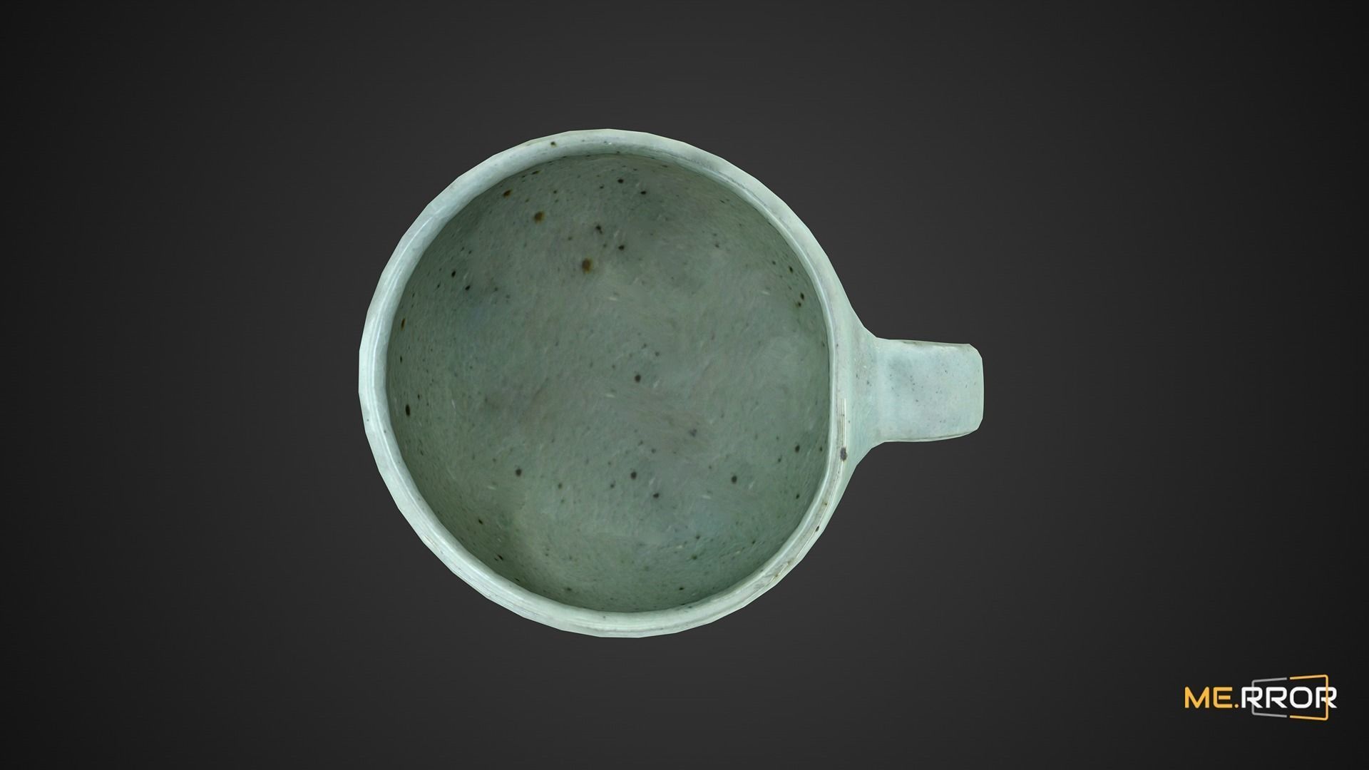 Korean Celadon Cup Low-poly 3D model_9