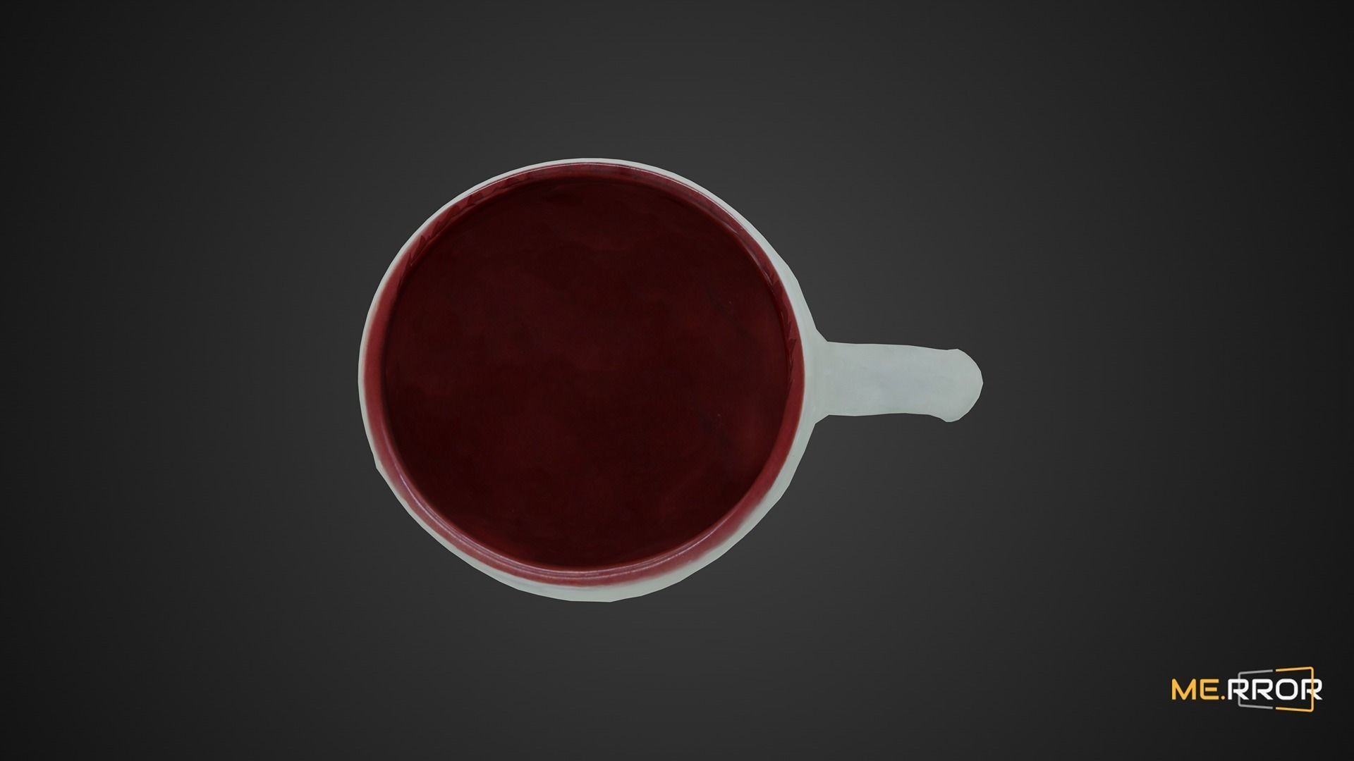 Game Ready Poison Apple Mug Cup Low-poly 3D model_9