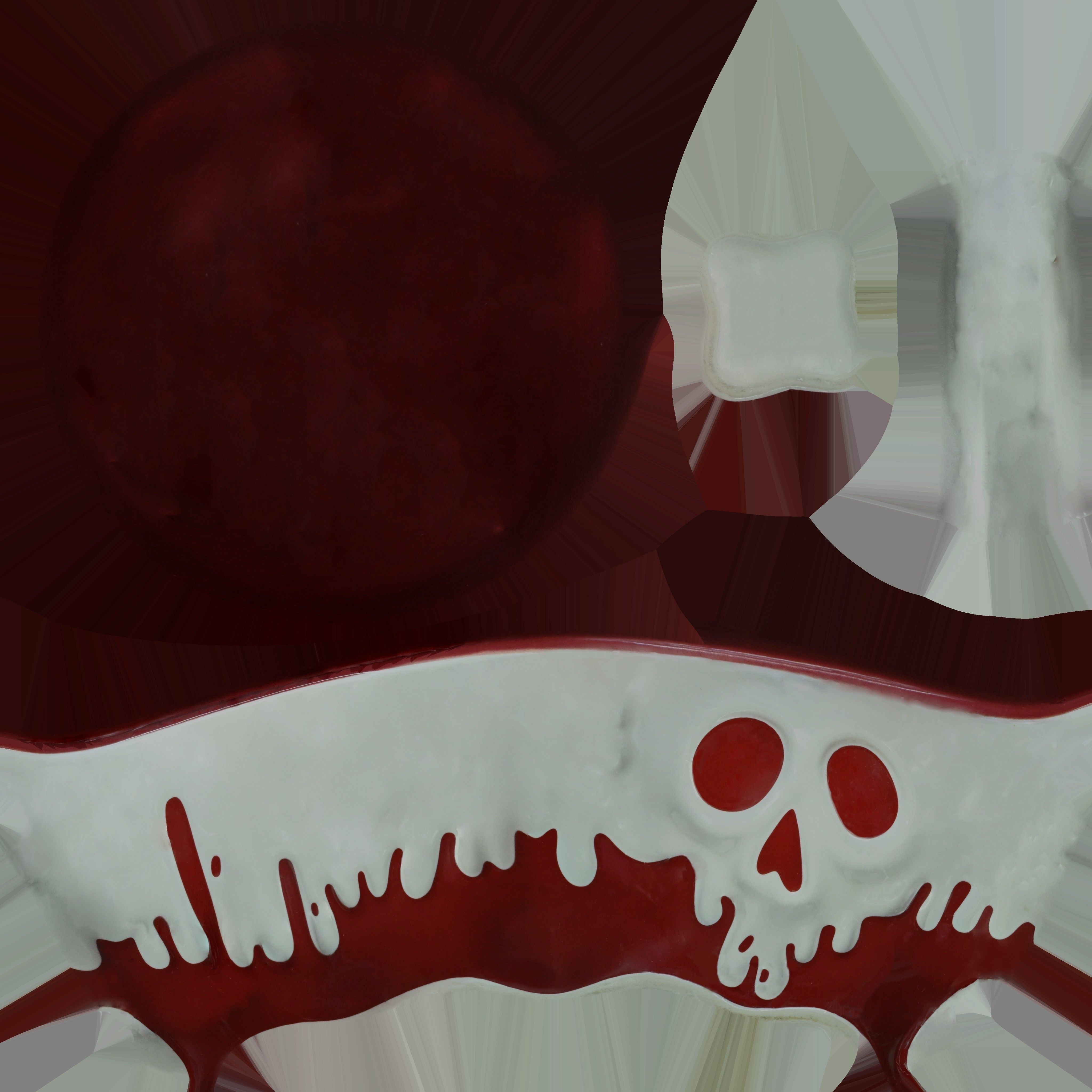 Game Ready Poison Apple Mug Cup Low-poly 3D model_16