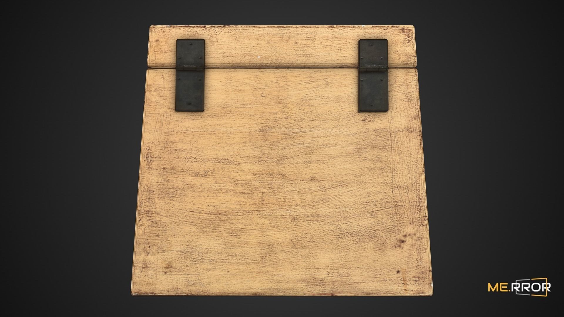 Game Ready Floral Small Drawer Low-poly 3D model_2