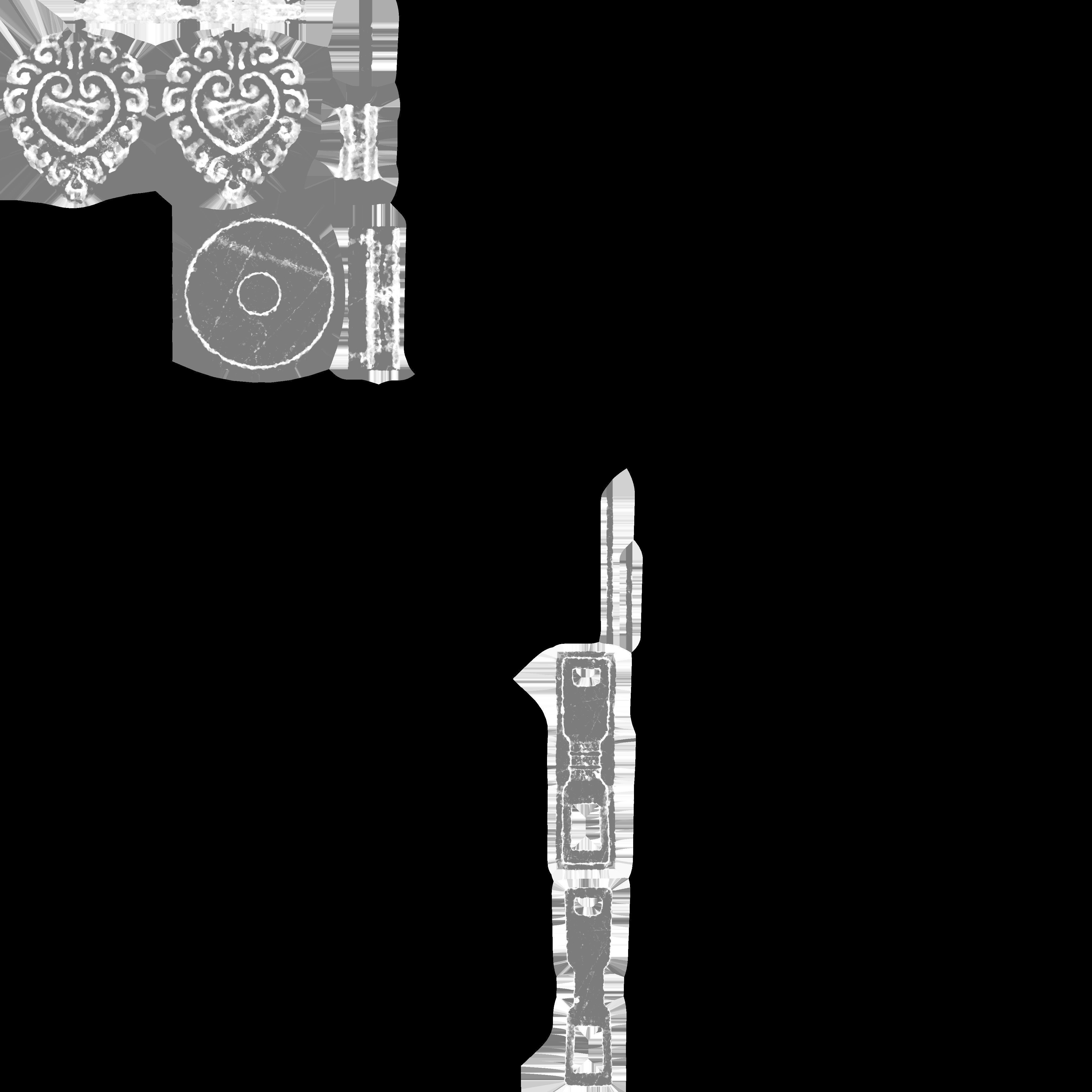 Game Ready Floral Small Drawer Low-poly 3D model_15