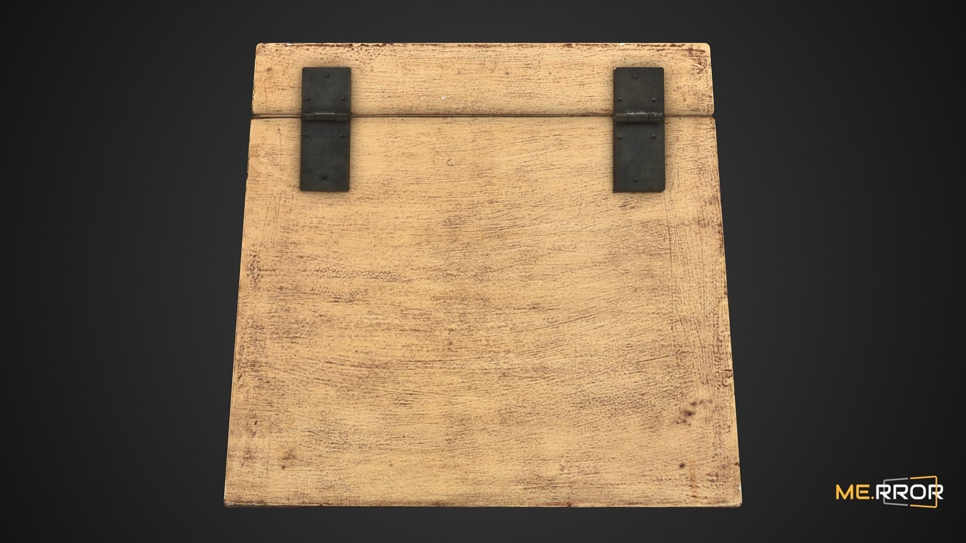 Game Ready Floral Small Drawer Low-poly 3D model_8