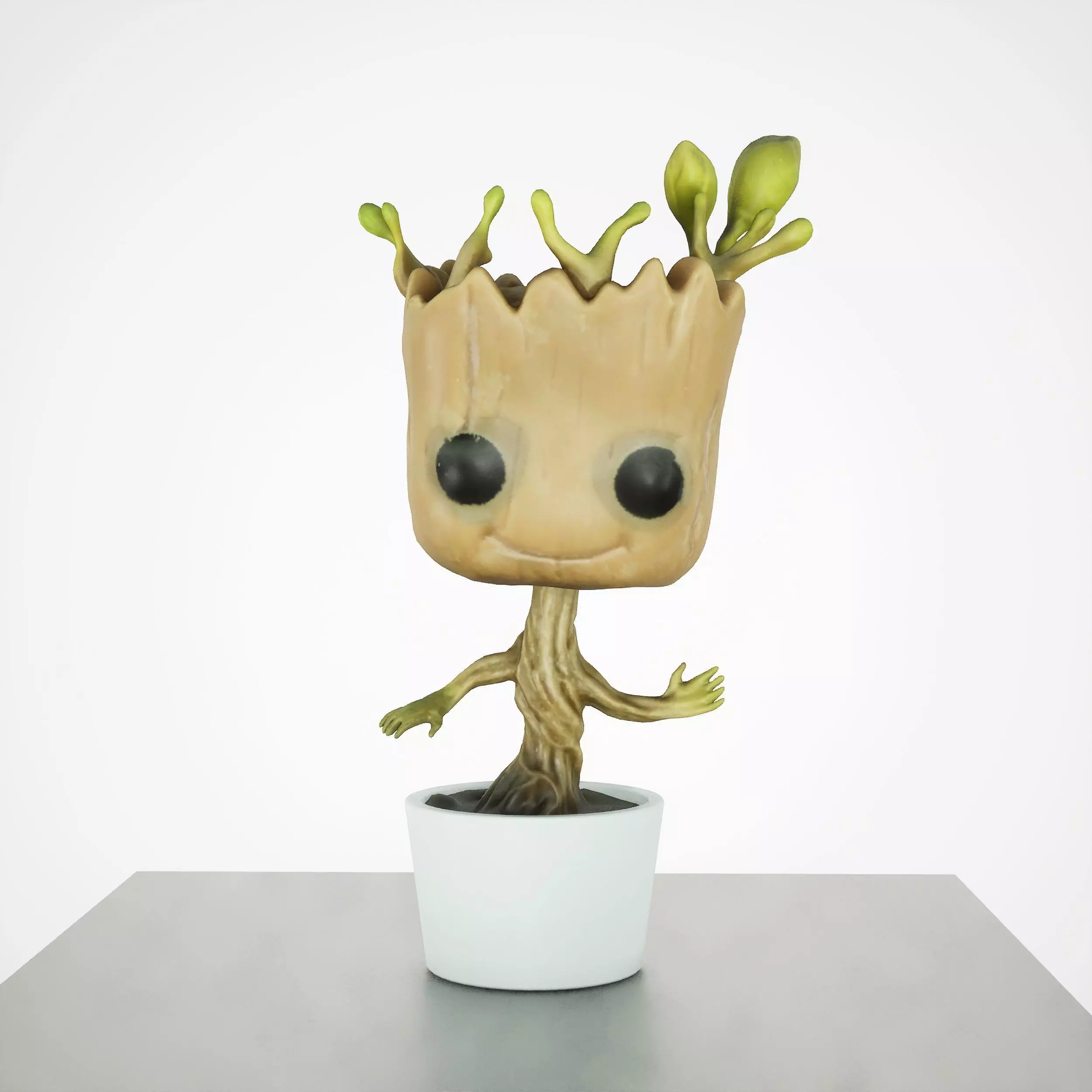  Game-ready Wooden Monster Figure Low-poly 3D model_0