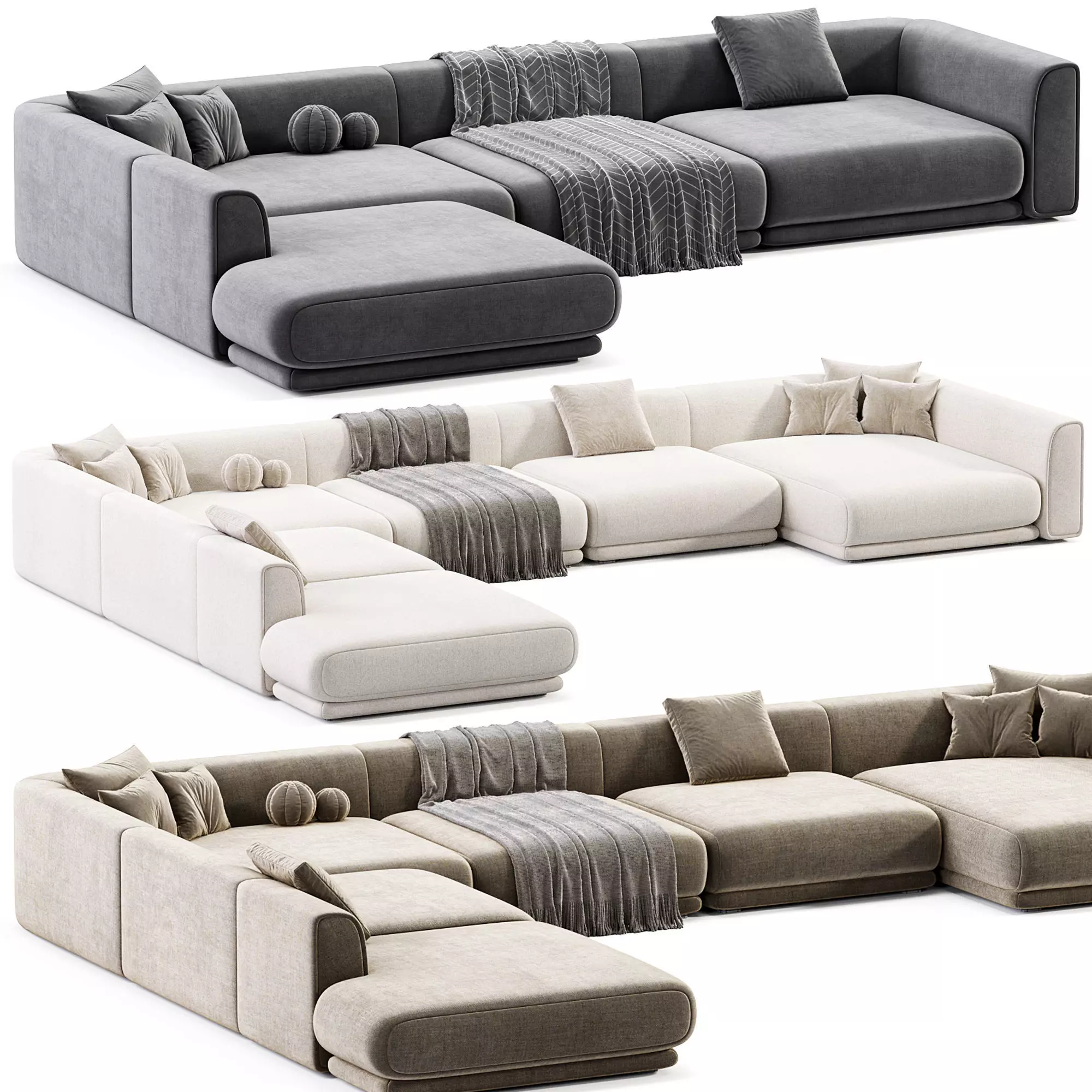 Baxter Rafael Sofa 3D model