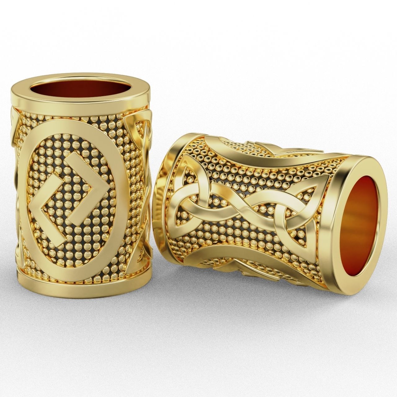 Rune Charm Jera 3D print model_1