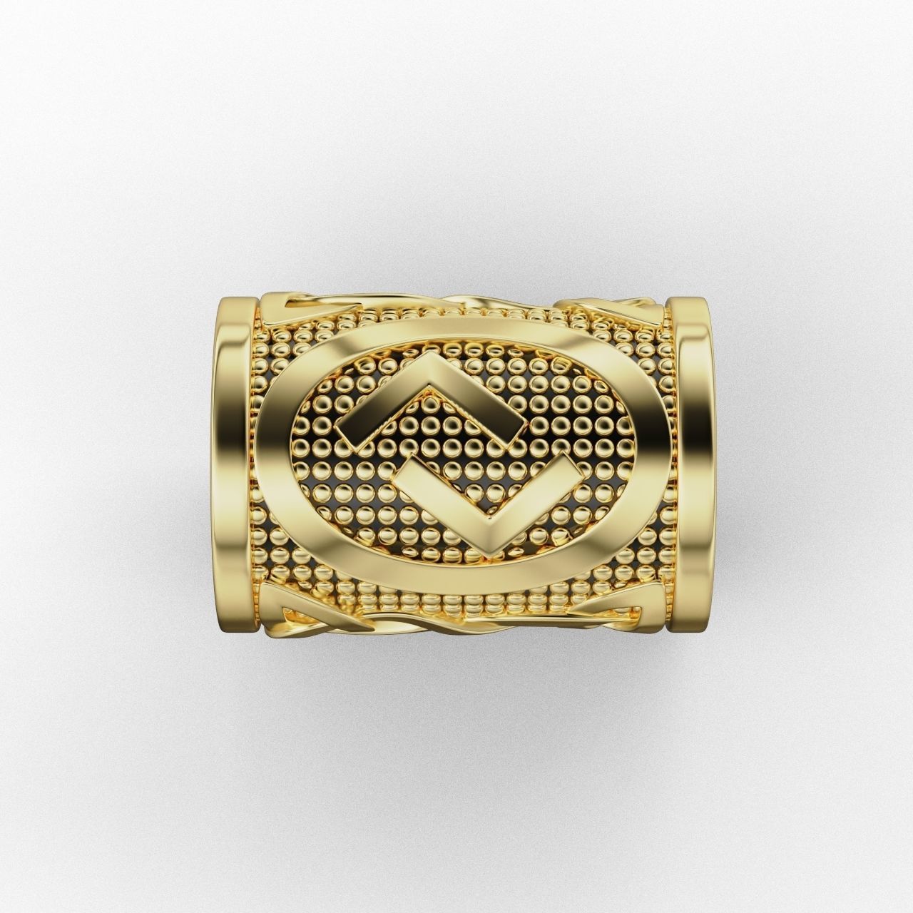 Rune Charm Jera 3D print model_7
