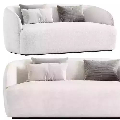 GWYNETH BOUCLE LOVESEAT SOFA