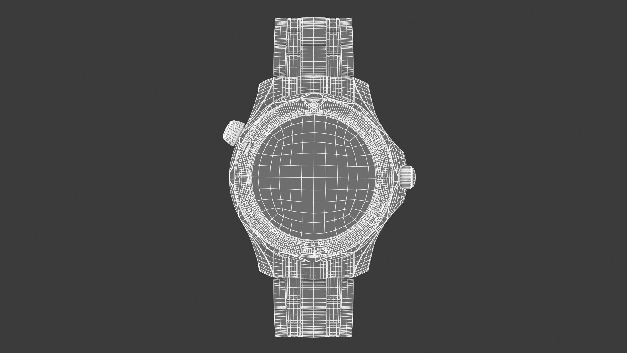  Omega Seamaster Diver on Steel 3D model_10