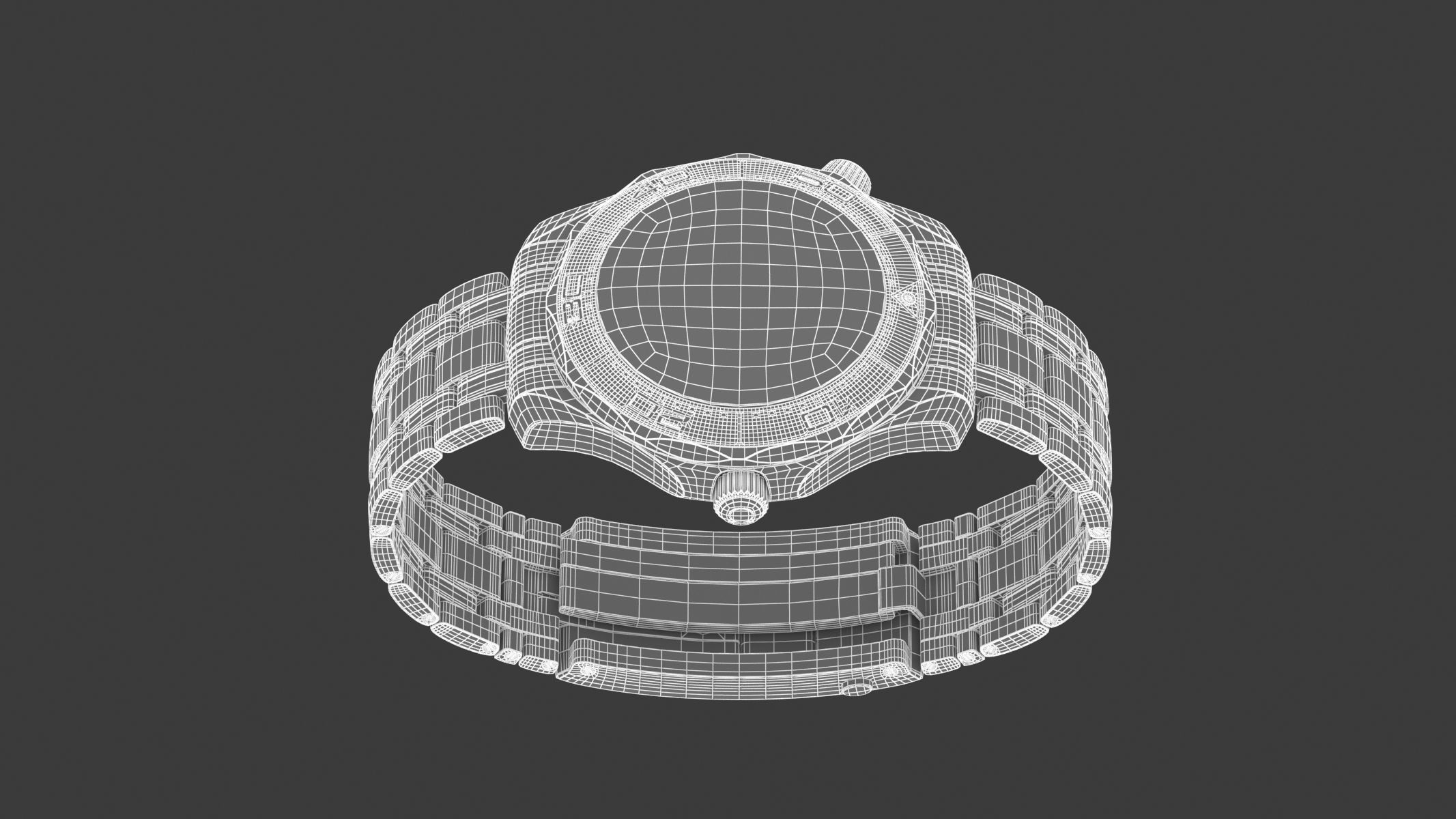  Omega Seamaster Diver on Steel 3D model_17