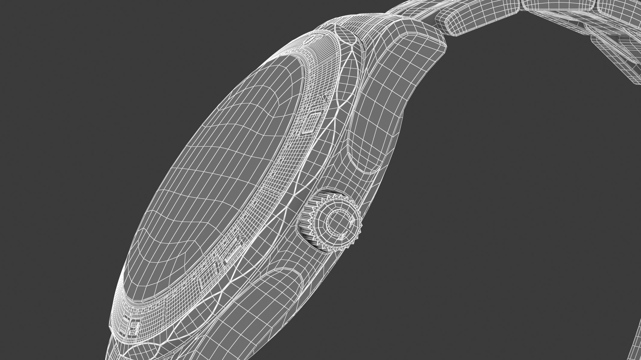  Omega Seamaster Diver on Steel 3D model_16