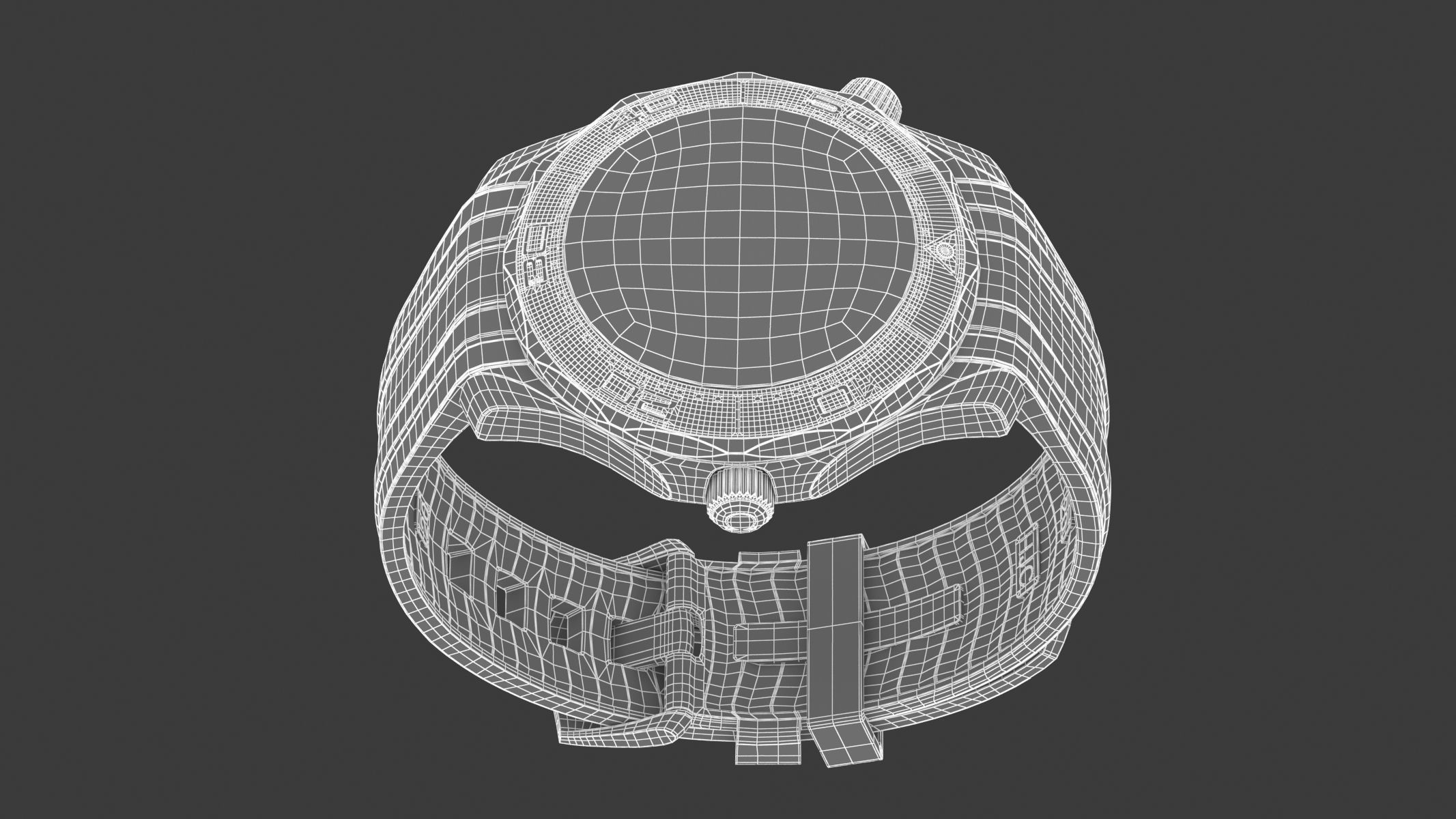 Omega Seamaster Diver Black 3D model_17