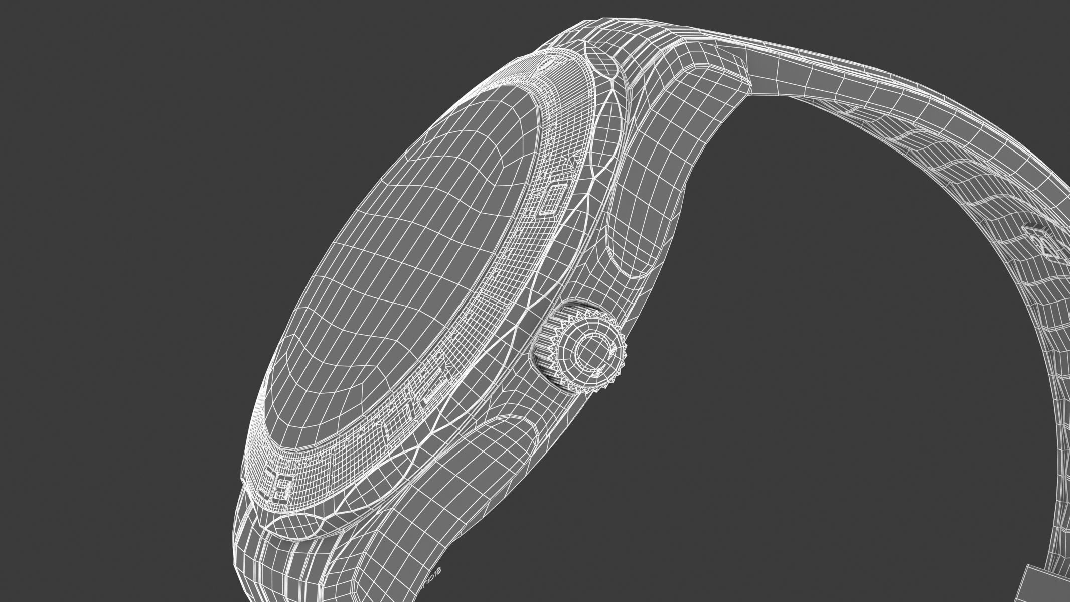 Omega Seamaster Diver Black 3D model_16