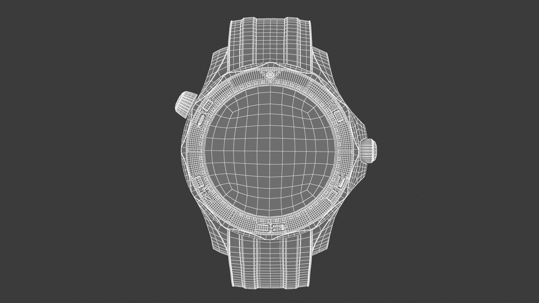 Omega Seamaster Diver Black 3D model_10