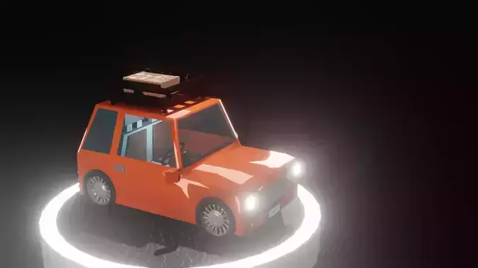 lowpoly car 