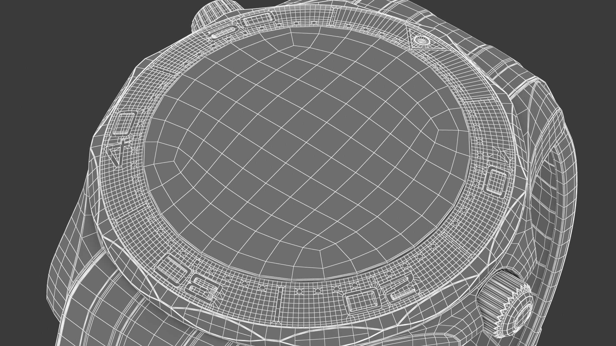 Omega Seamaster Diver Blue 3D model_13