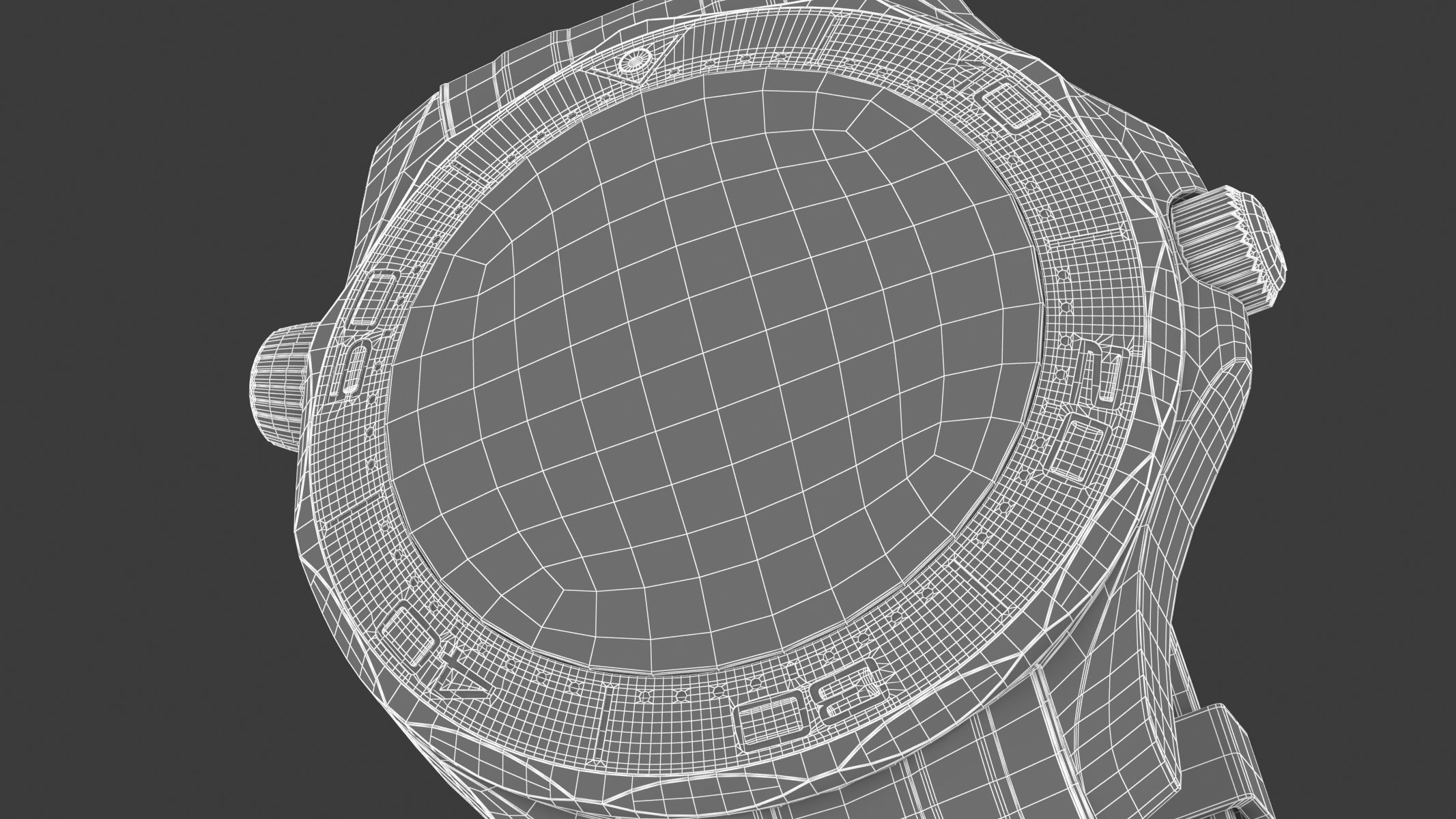 Omega Seamaster Diver Blue 3D model_12