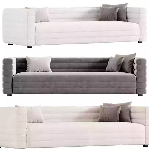 STRATO EXTRA LARGE SOFA BIBA FROST 3D model