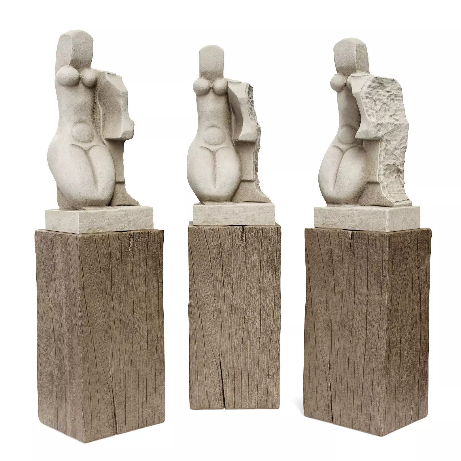 Cubist Woman figure 3D model