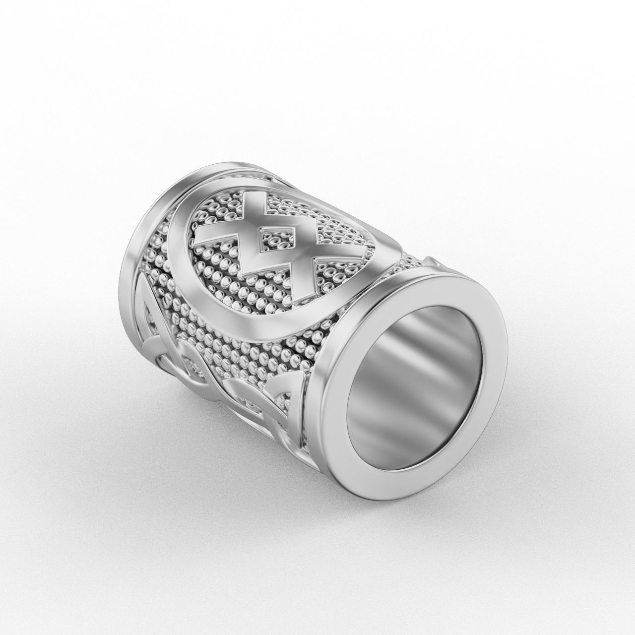 Rune Charm  Ingwaz 3D print model_3