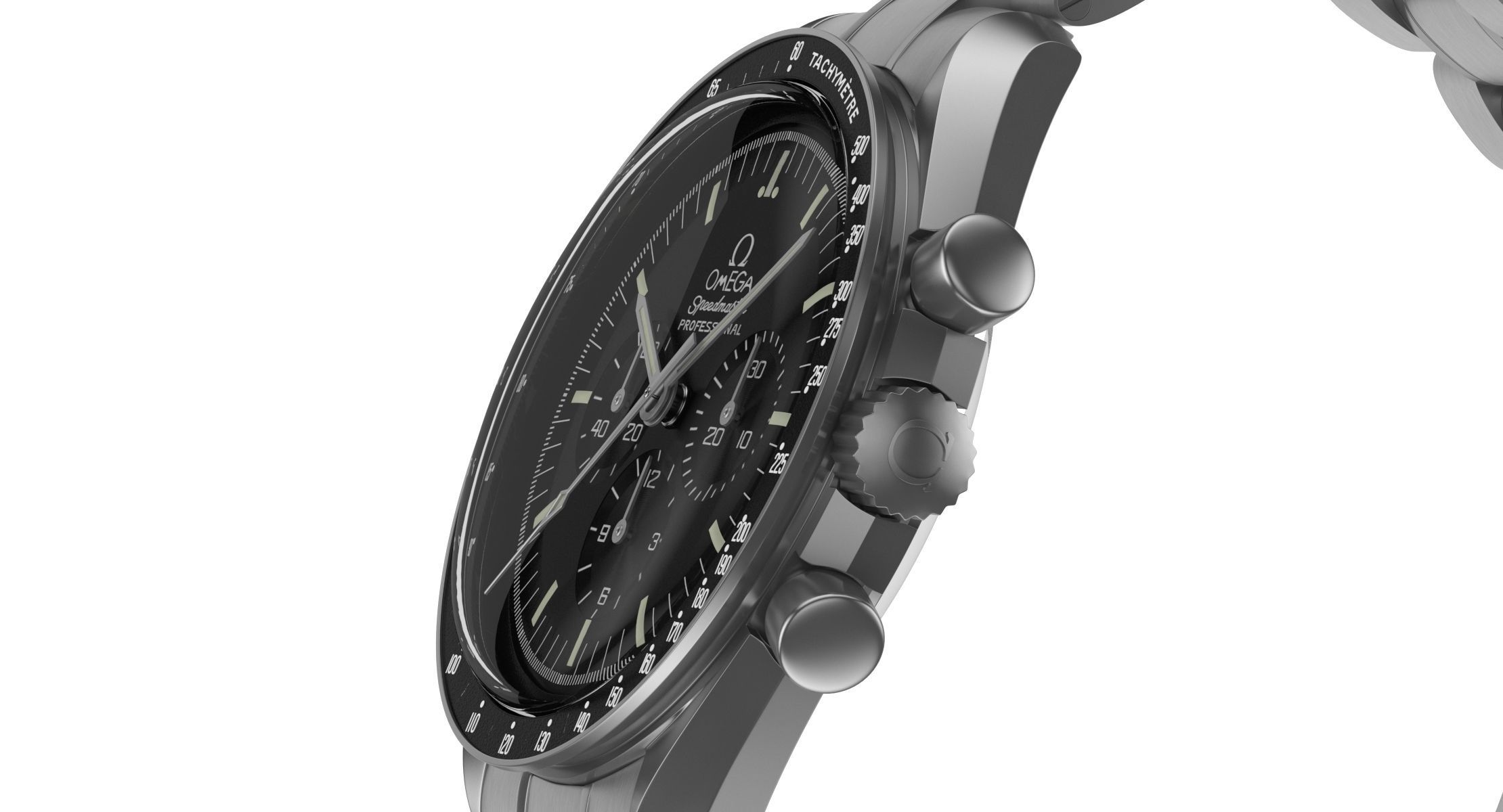 Omega Speedmaster Professional Moonwatch 3D model_6