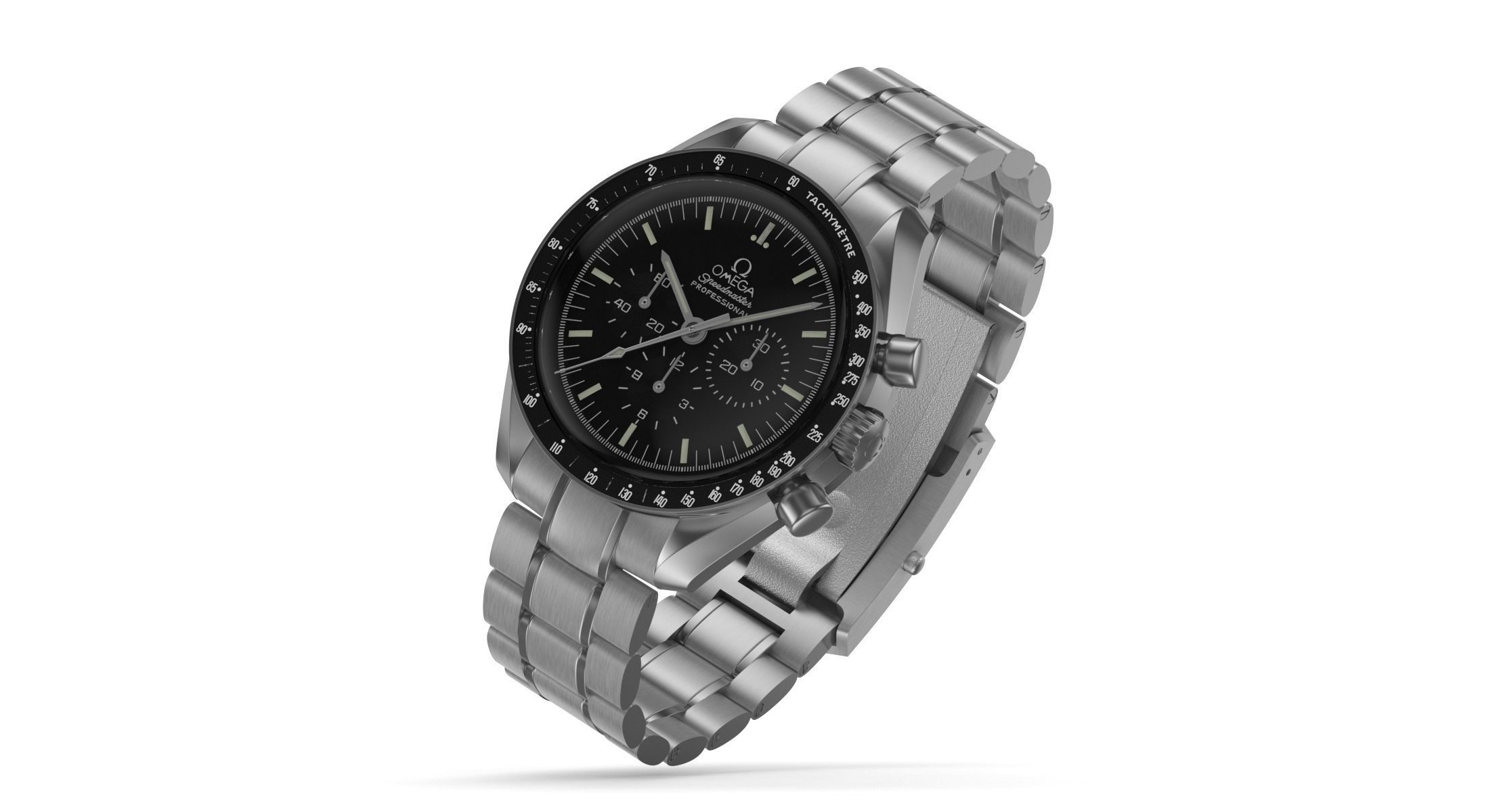 Omega Speedmaster Professional Moonwatch 3D model_1