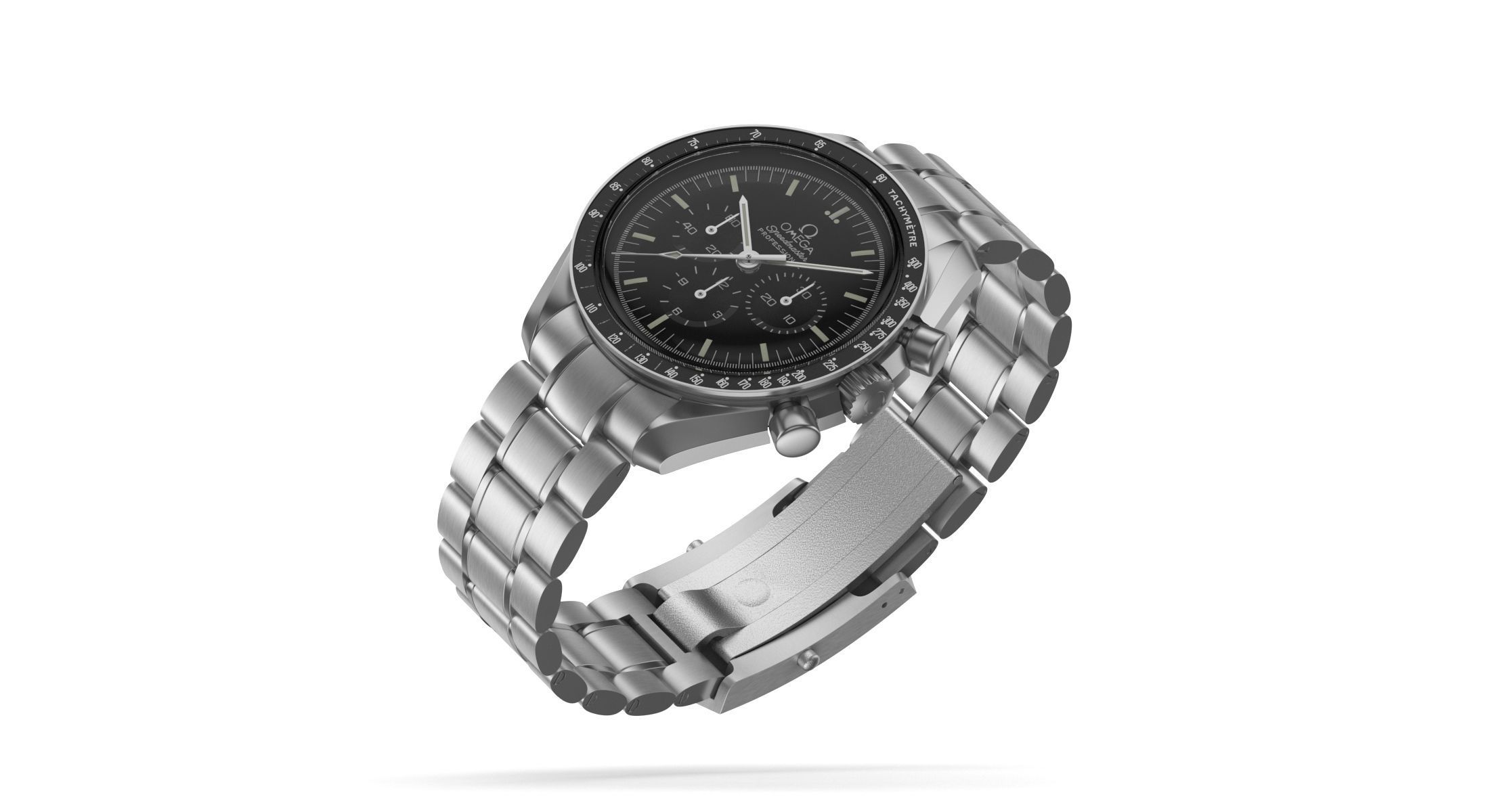 Omega Speedmaster Professional Moonwatch 3D model_9