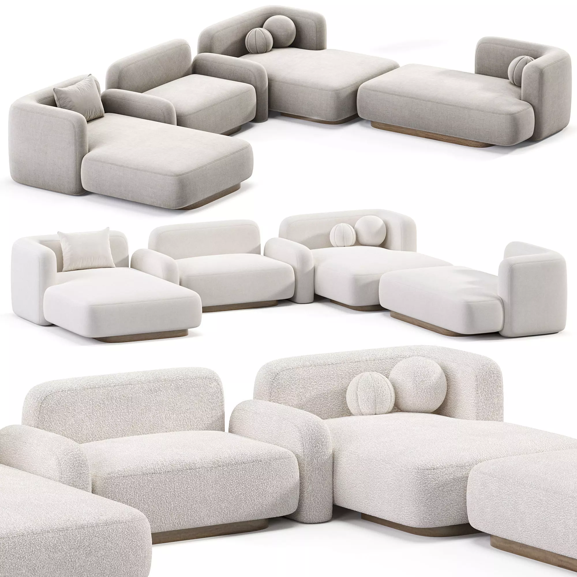 Pop Sofa N3 By Kookudesign 3D model