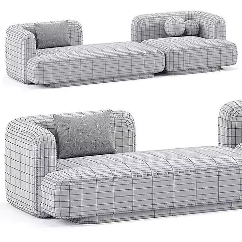 POP SOFA PROGRAM 02 3D model 7