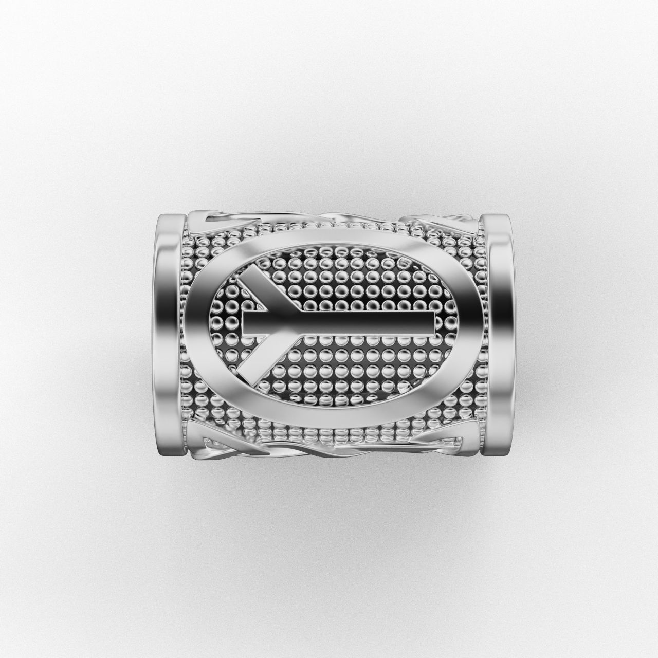 Rune Charm Aelghiz 3D print model_6