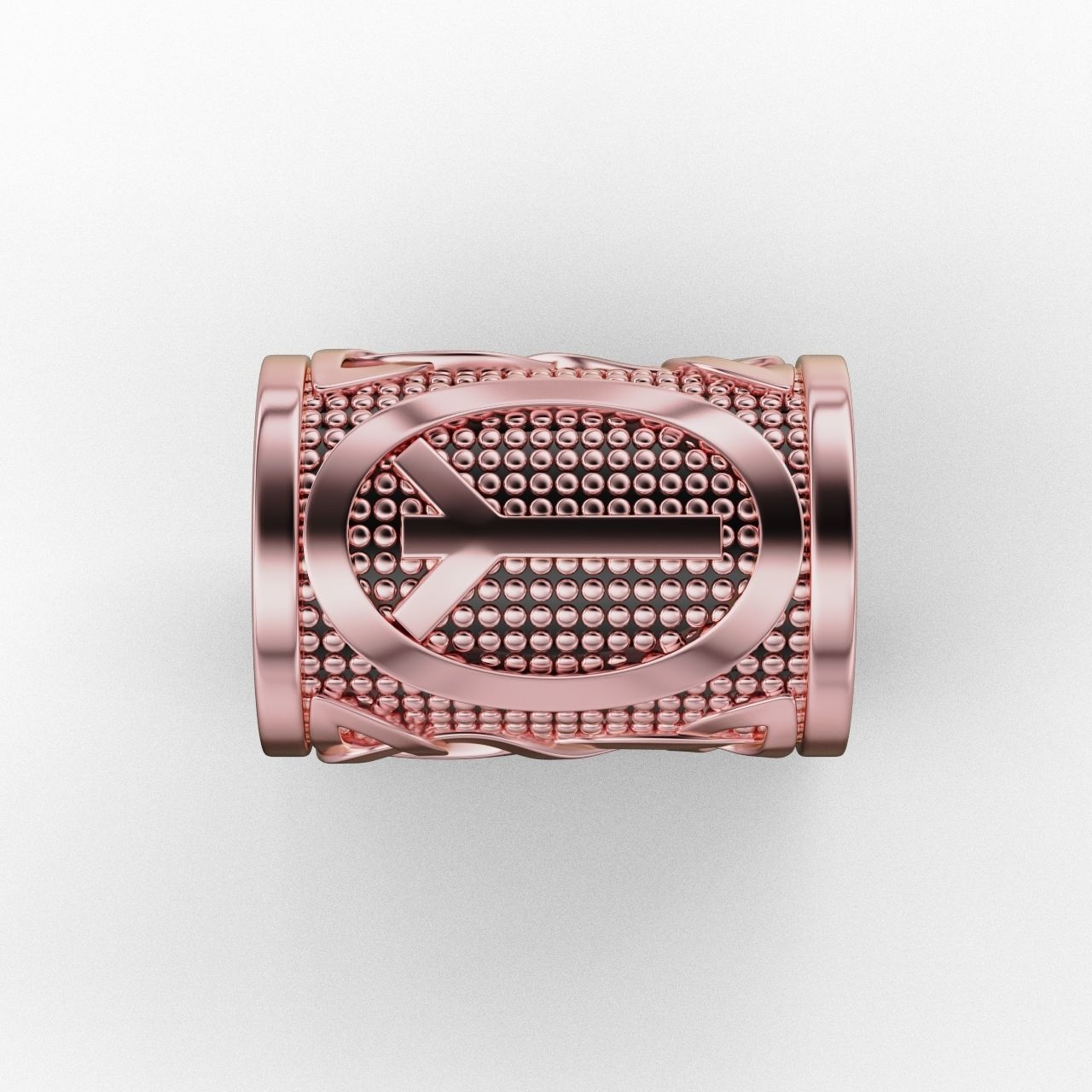 Rune Charm Aelghiz 3D print model_7