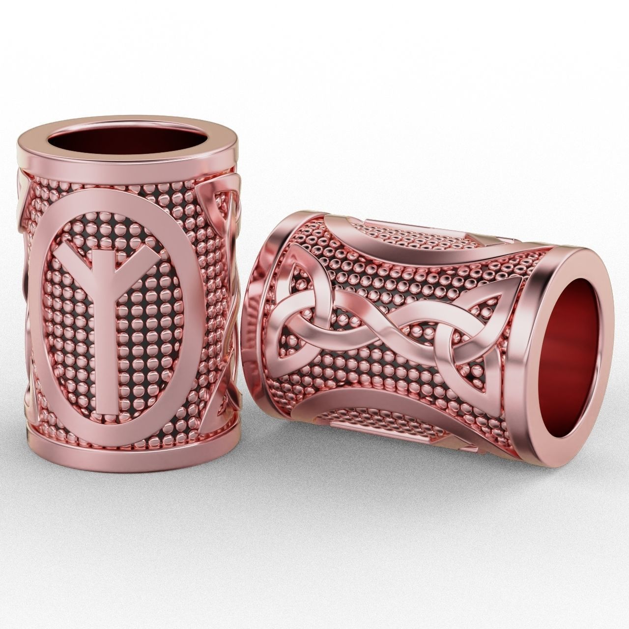 Rune Charm Aelghiz 3D print model_2