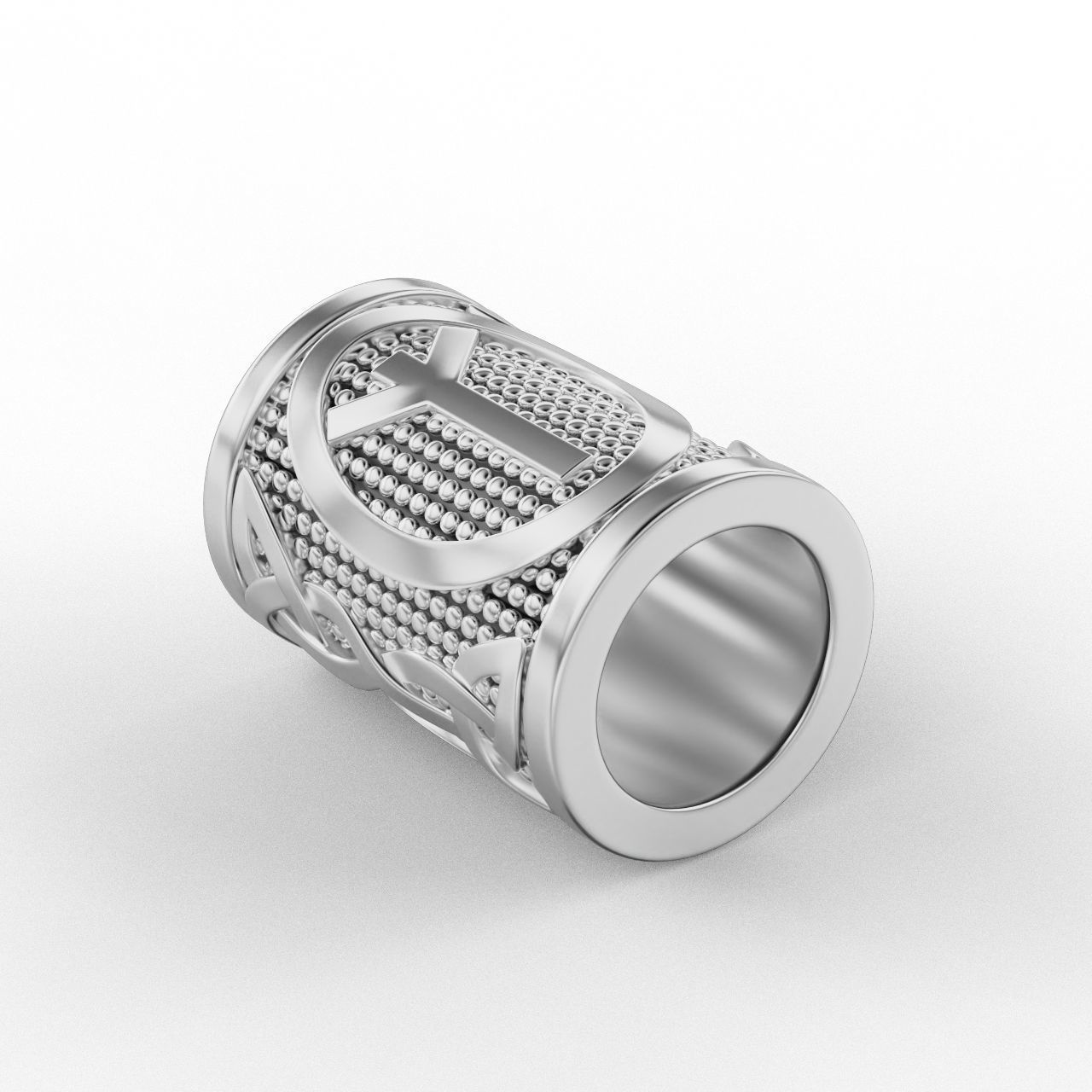 Rune Charm Aelghiz 3D print model_5