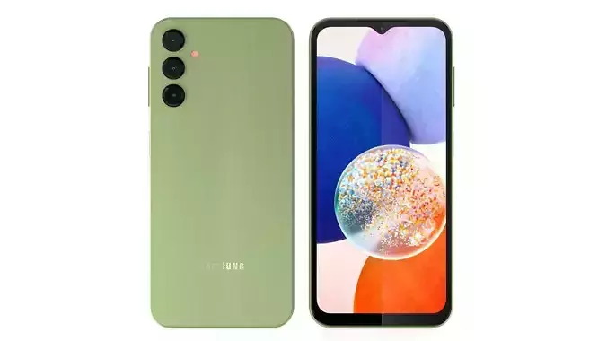  Samsung galaxy A14 Green