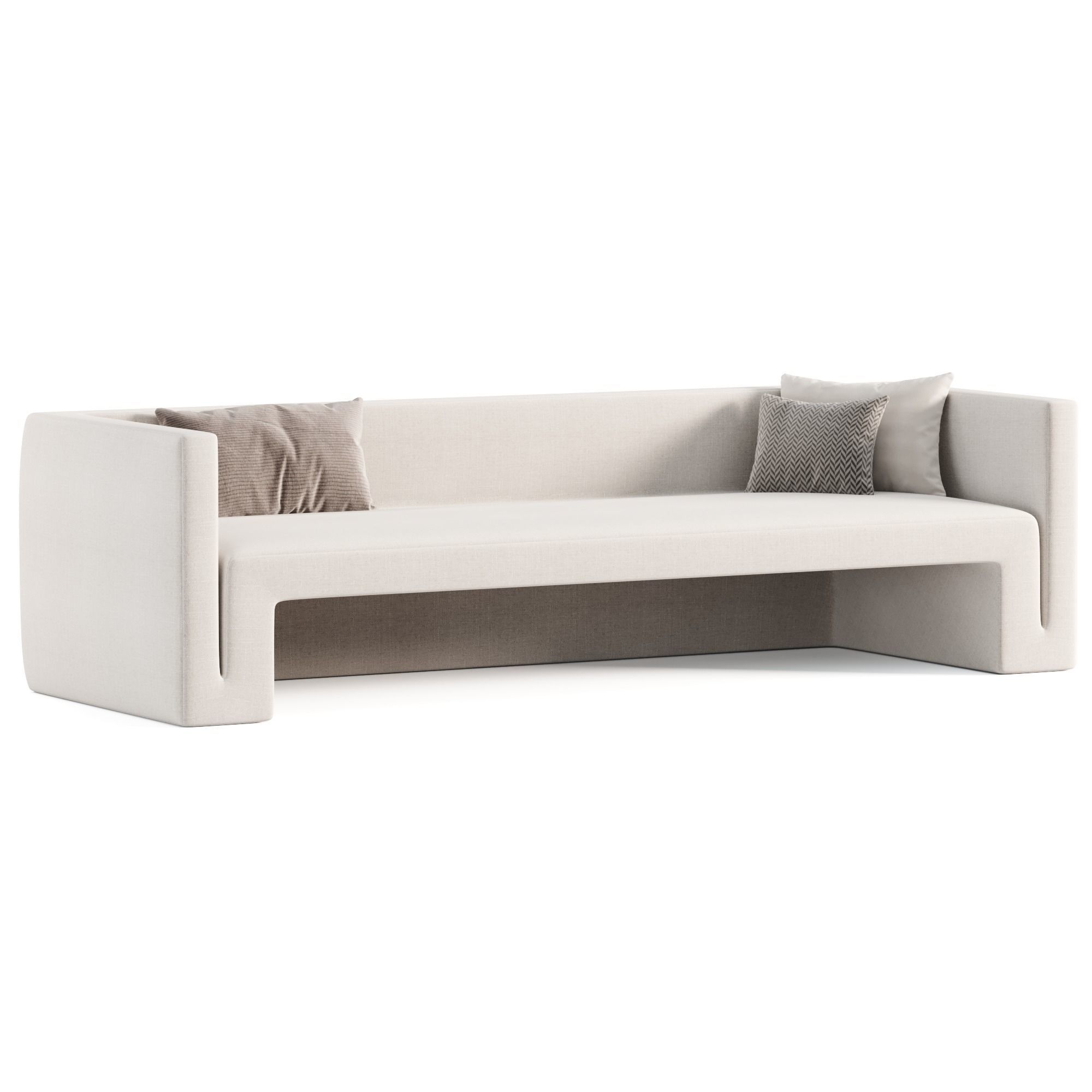 Matra Sofa By cb2 3D model_1