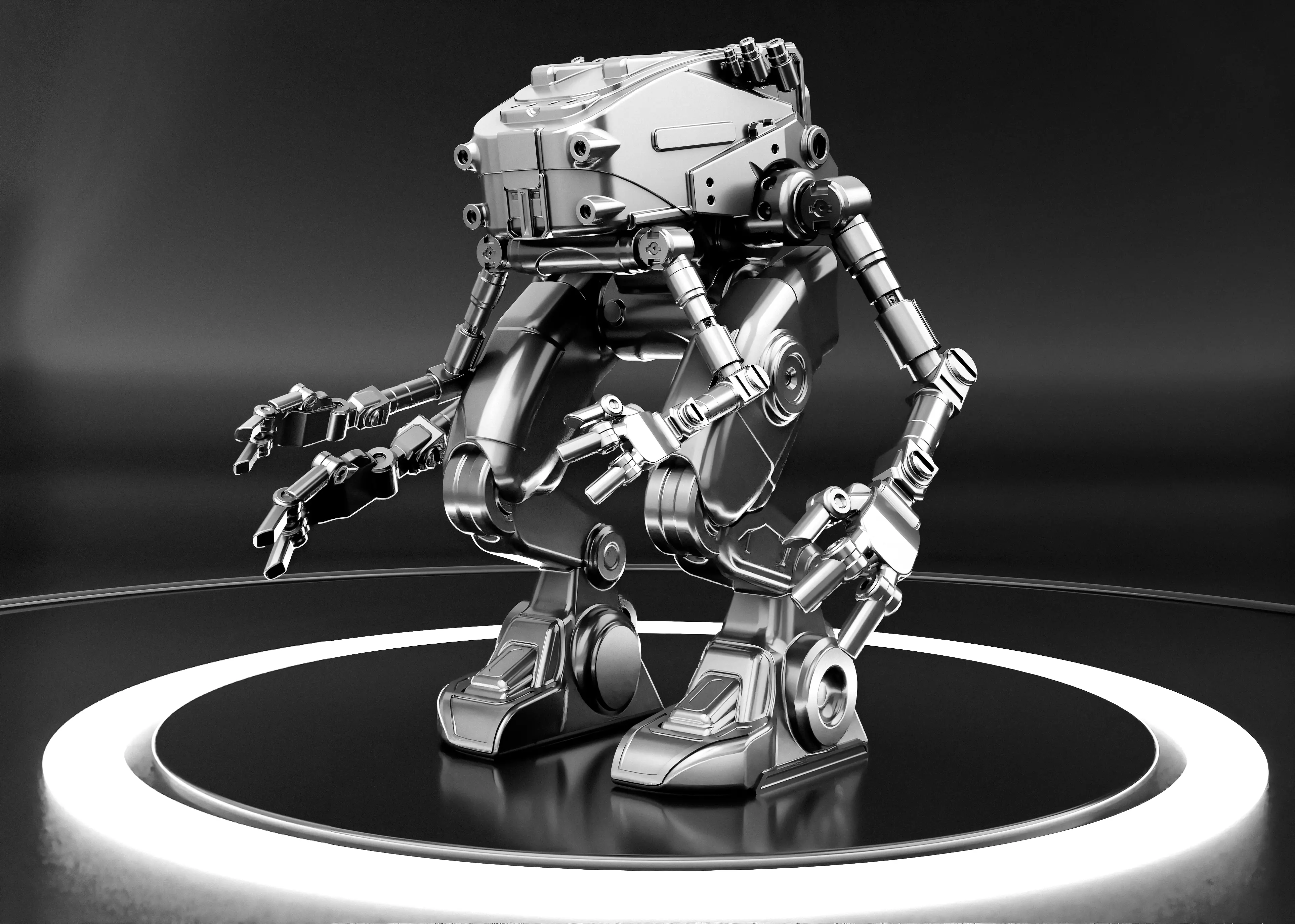 Robot Tank  3D print model_0