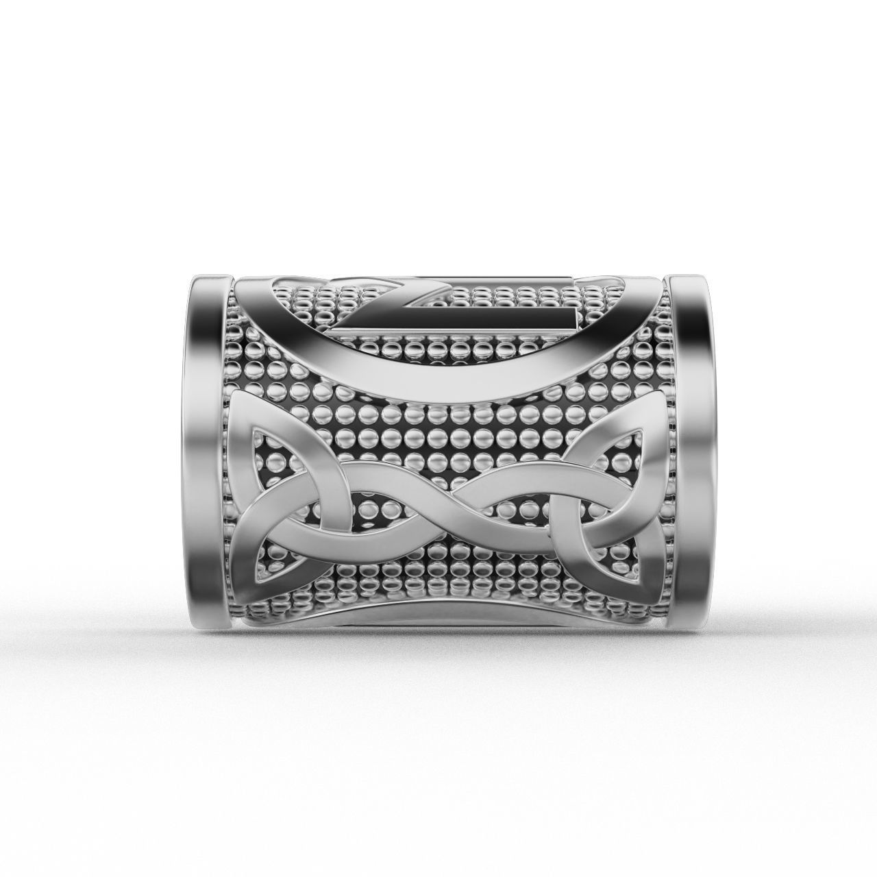 Rune Charm Ehwaz 3D print model_10