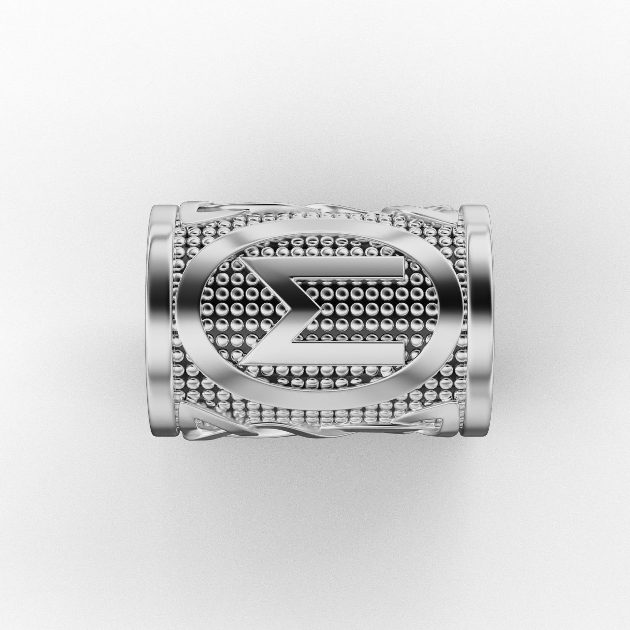 Rune Charm Ehwaz 3D print model_6