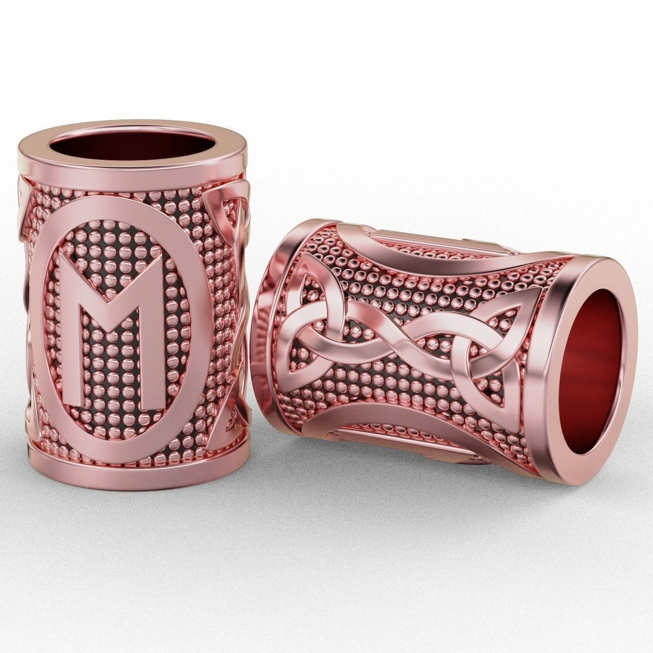 Rune Charm Ehwaz 3D print model_2