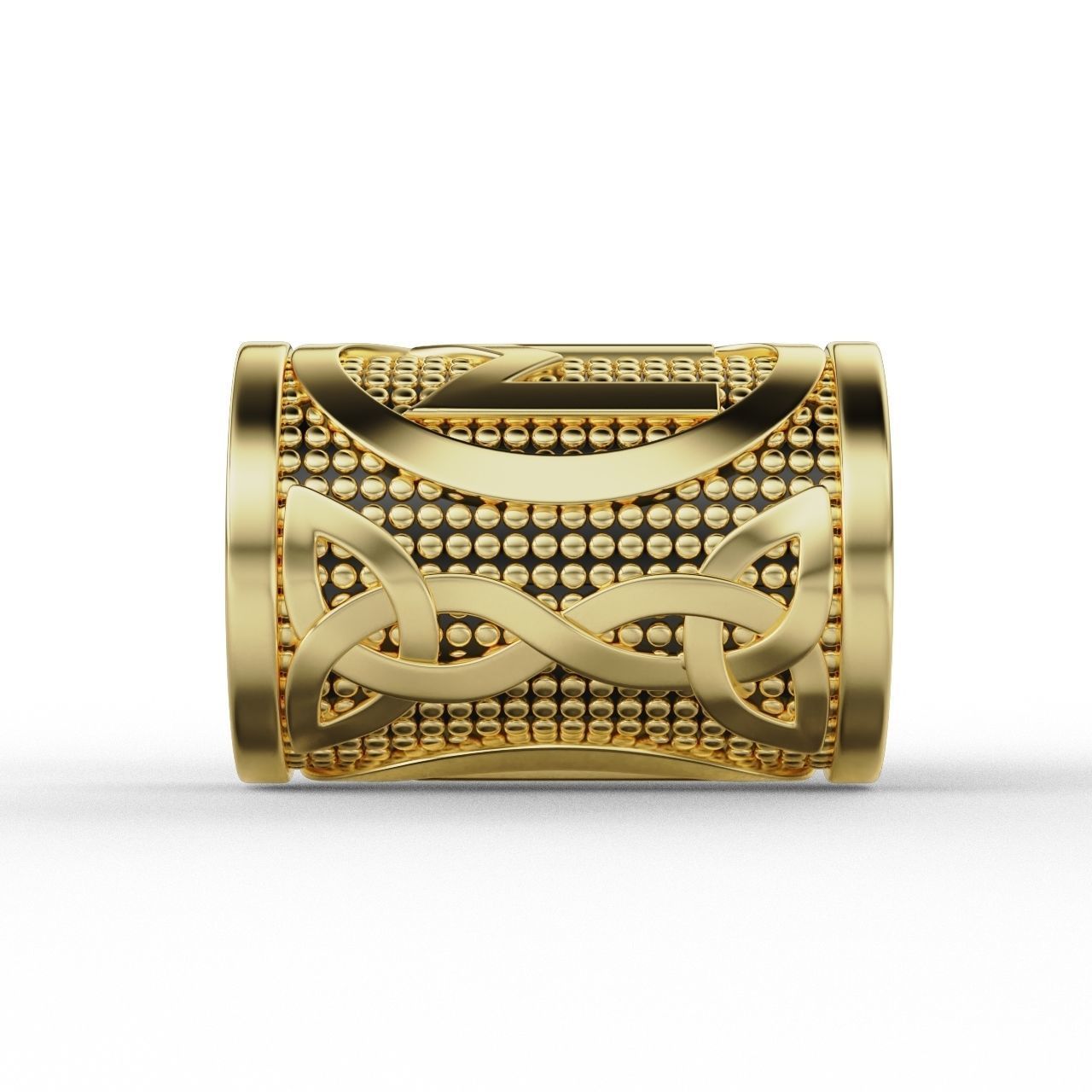 Rune Charm Ehwaz 3D print model_9