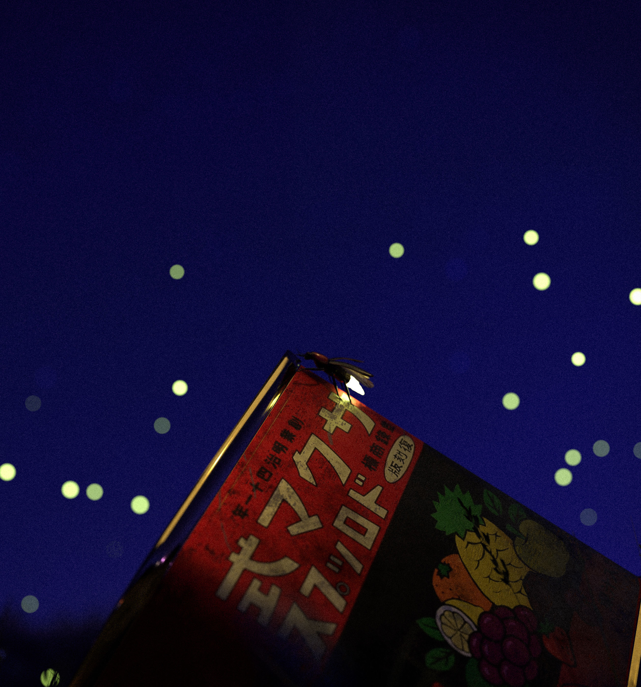 fire fly bettle 3d model 3D model_2